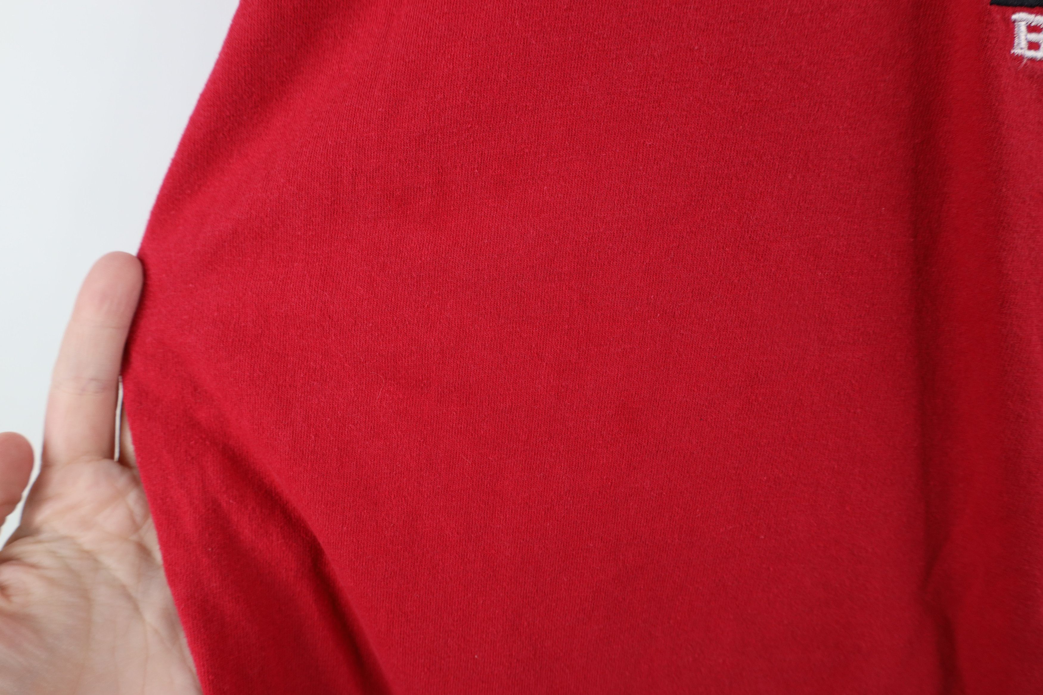 Vintage Vintage 90s Spell Ohio State University Football T-Shirt Red Size US XL / EU 56 / 4 - 5 Thumbnail