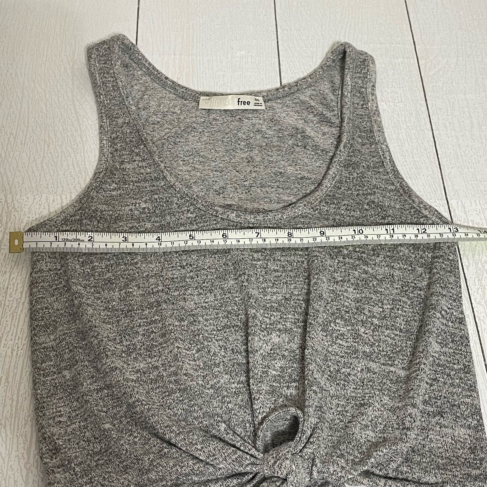 Other Wilfred Free Heather Gray Cropped Tie Front Tank Size XXS Size XXS / US 00 / IT 34 - 6 Thumbnail