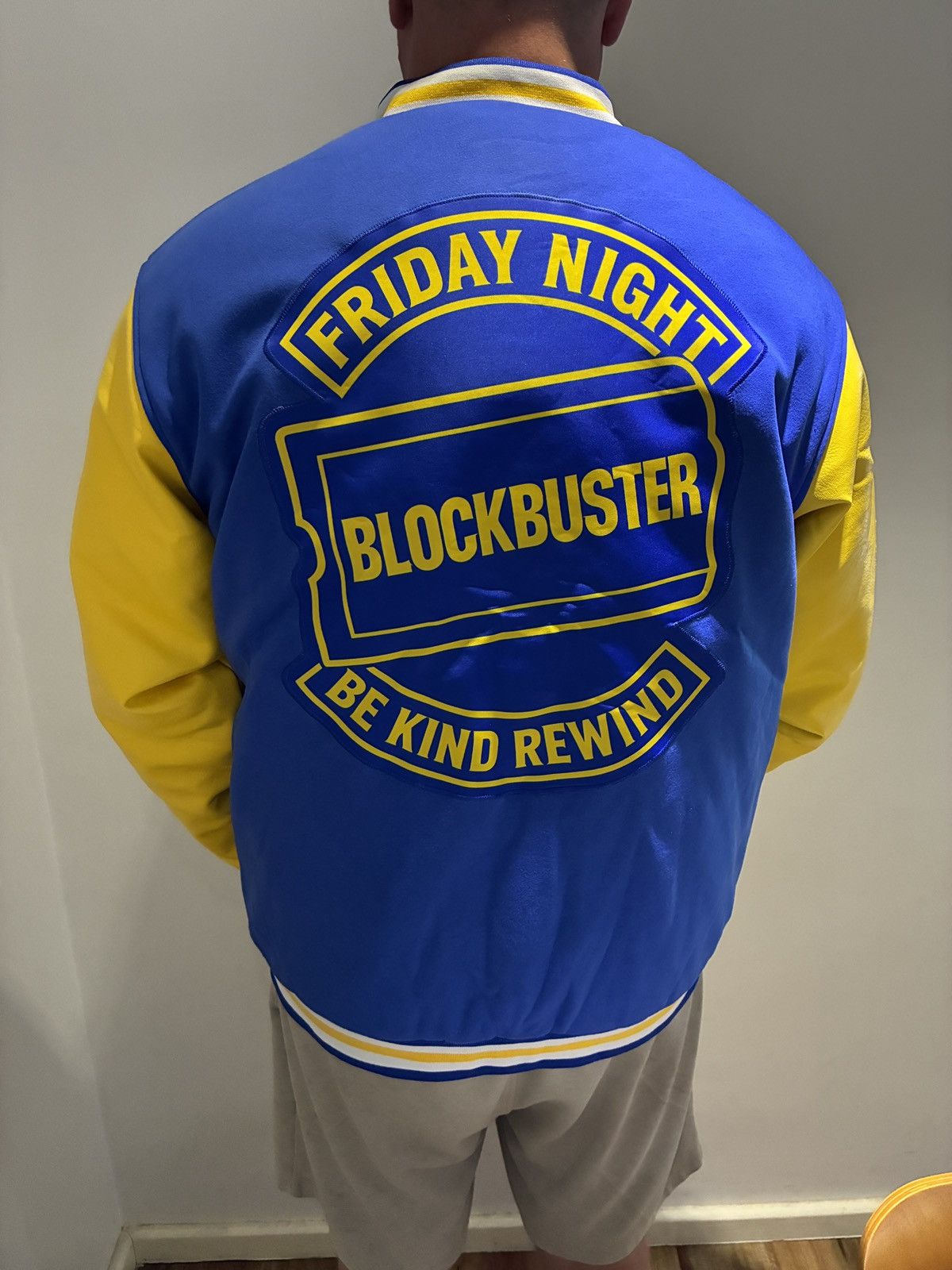 Other Retro Video Store Varsity Jacket – Leather Sleeves – Men’s L Size US L / EU 52-54 / 3 - 1 Thumbnail