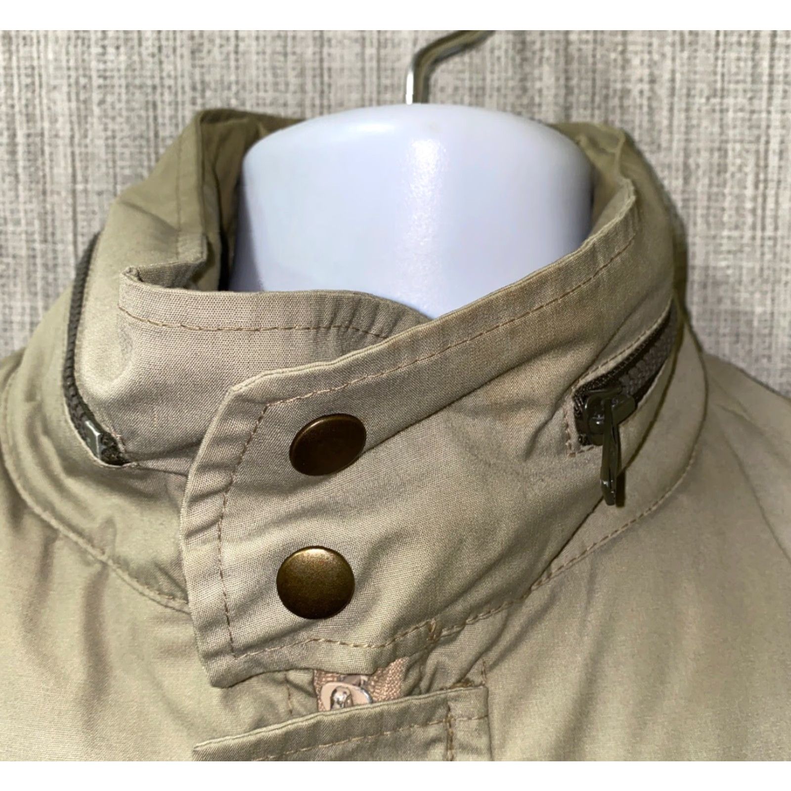 Vintage Zero King Jacket Full Zip Mens Beige Lambswool Filled Size 42 Size US XS / EU 42 / 0 - 3 Thumbnail
