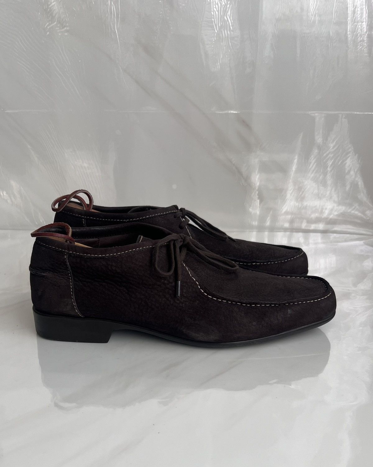 J.M. Weston J.M Weston Men’s Brown suede chukka lace up Dress shoes Size US 7.5 / EU 40-41 - 4 Thumbnail