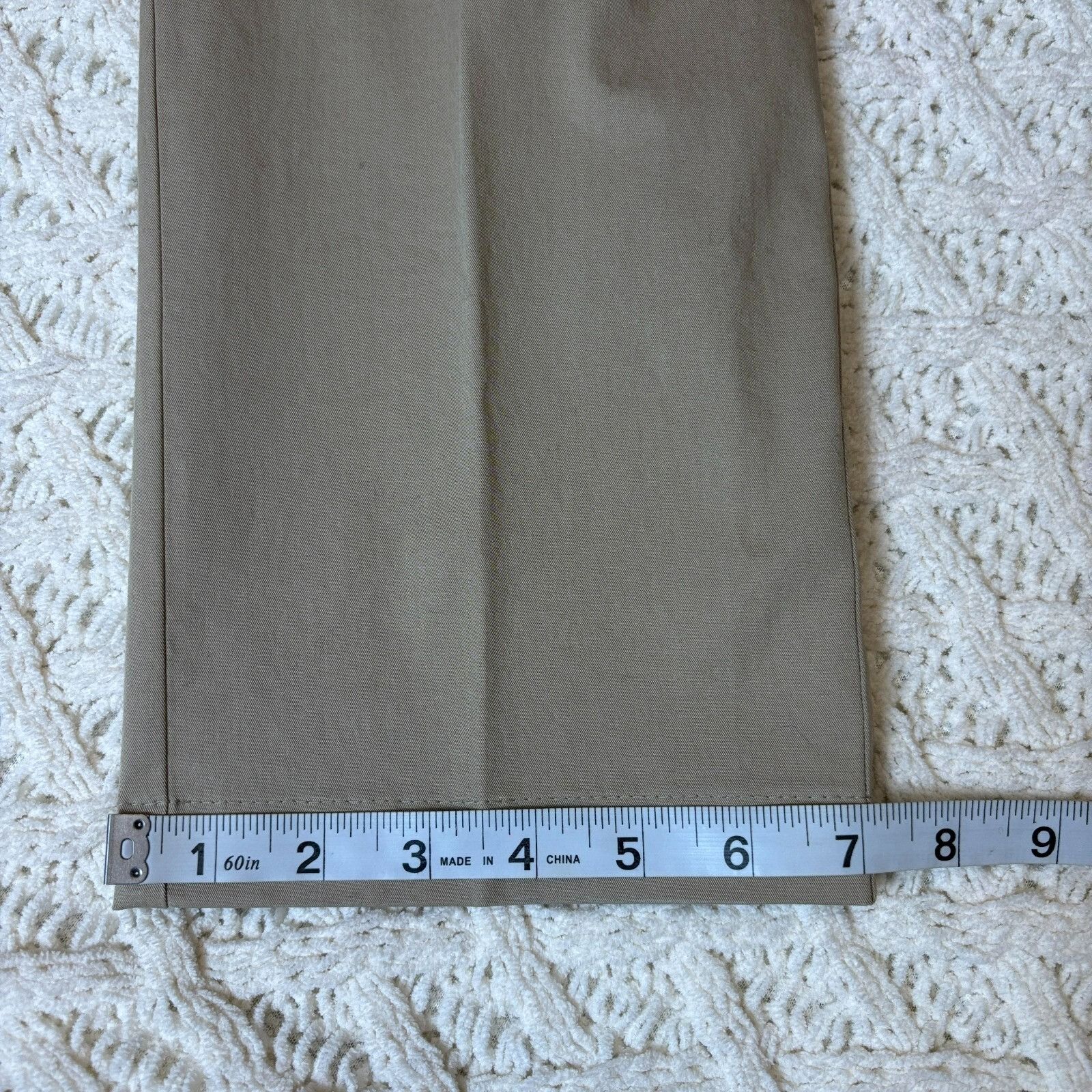 Lardini Lardini Men's Pants Sz 50 IT Beige Cotton Blend Chino Trouse Size US 40 / EU 56 - 9 Thumbnail