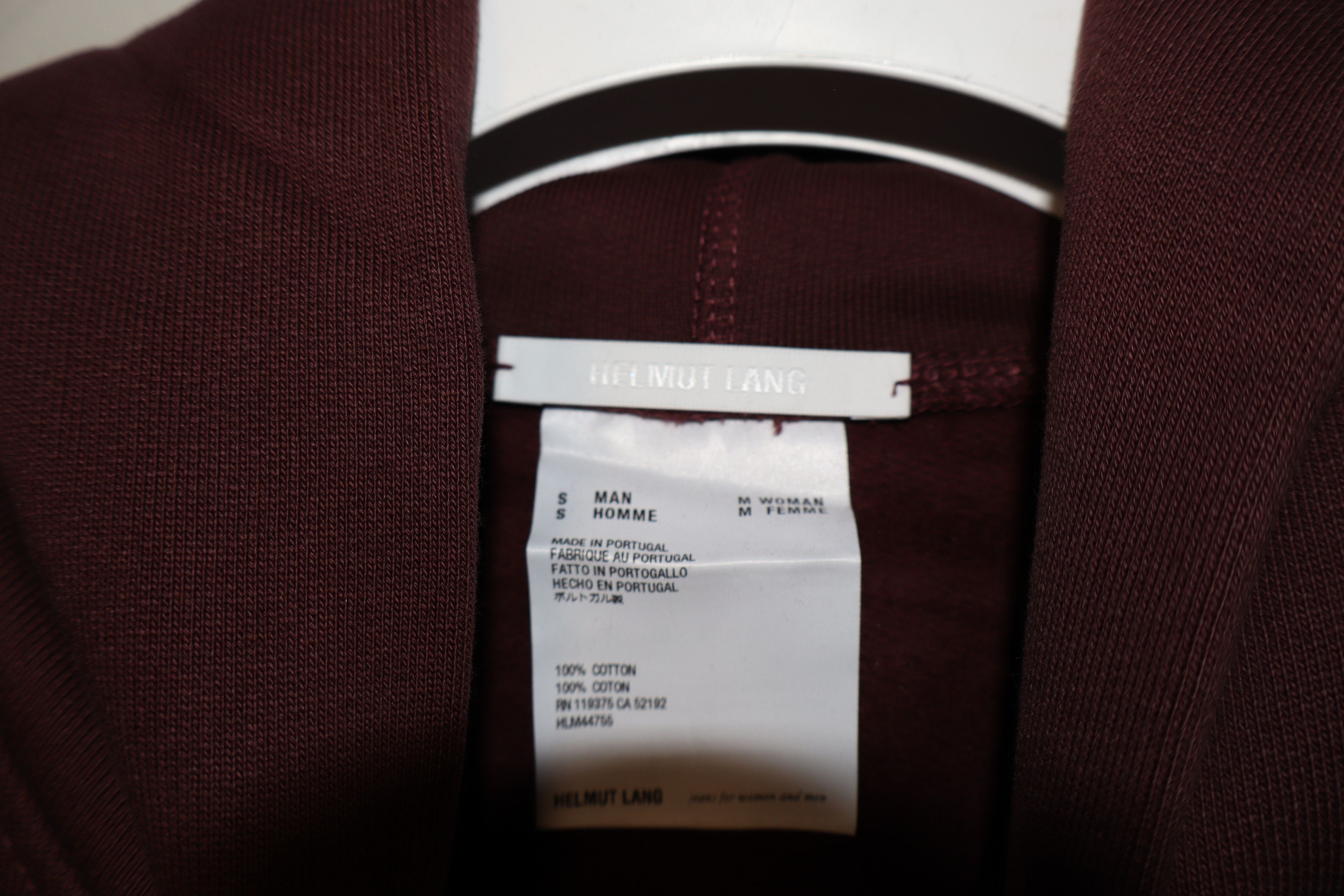 Helmut Lang Embroidered logo hoodie Size US S / EU 44-46 / 1 - 3 Thumbnail