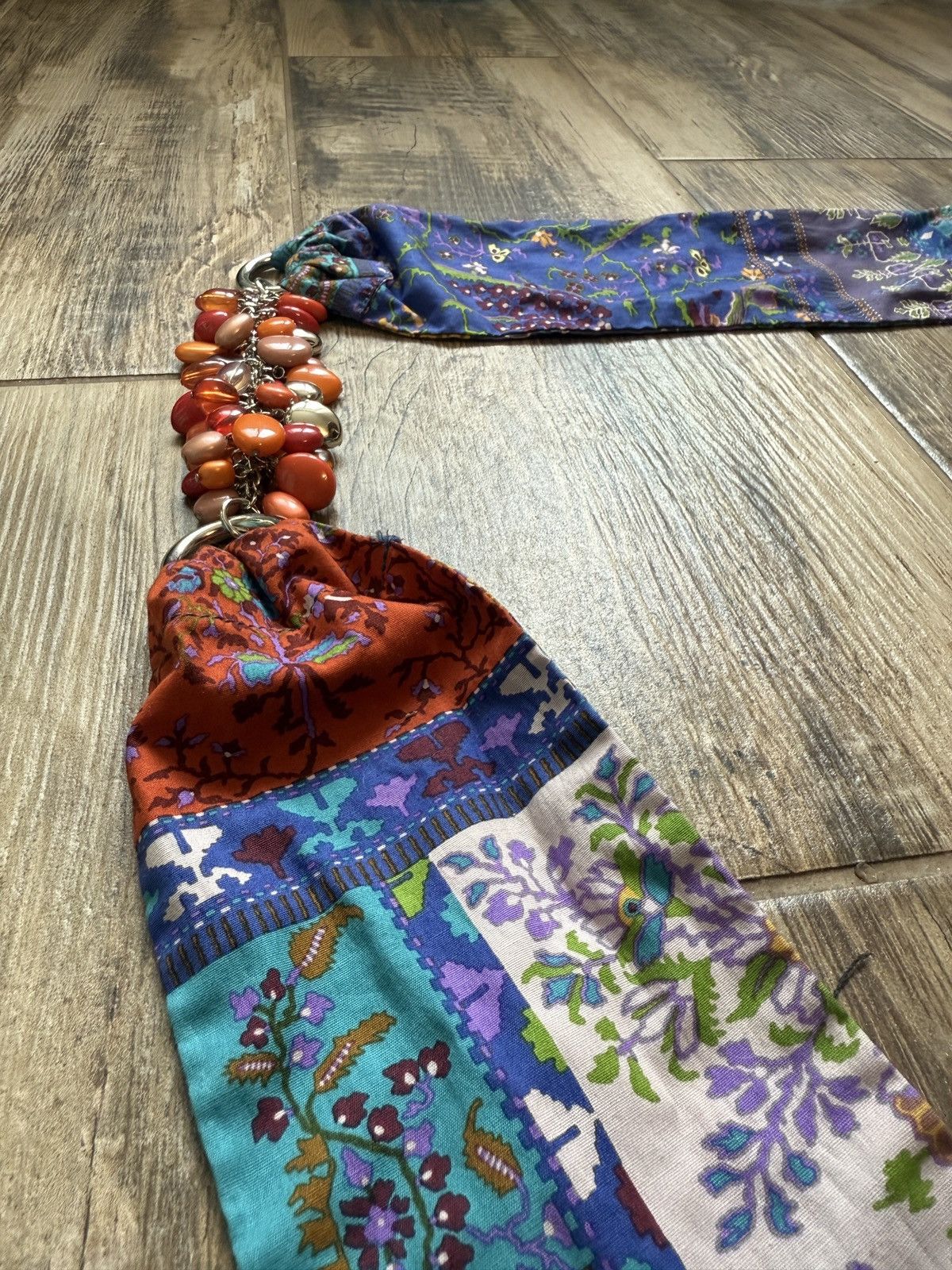 Etro 😍 Etro Multicolor Paisley Printed Silk Head Band Scarf Belt Size ONE SIZE - 15 Thumbnail