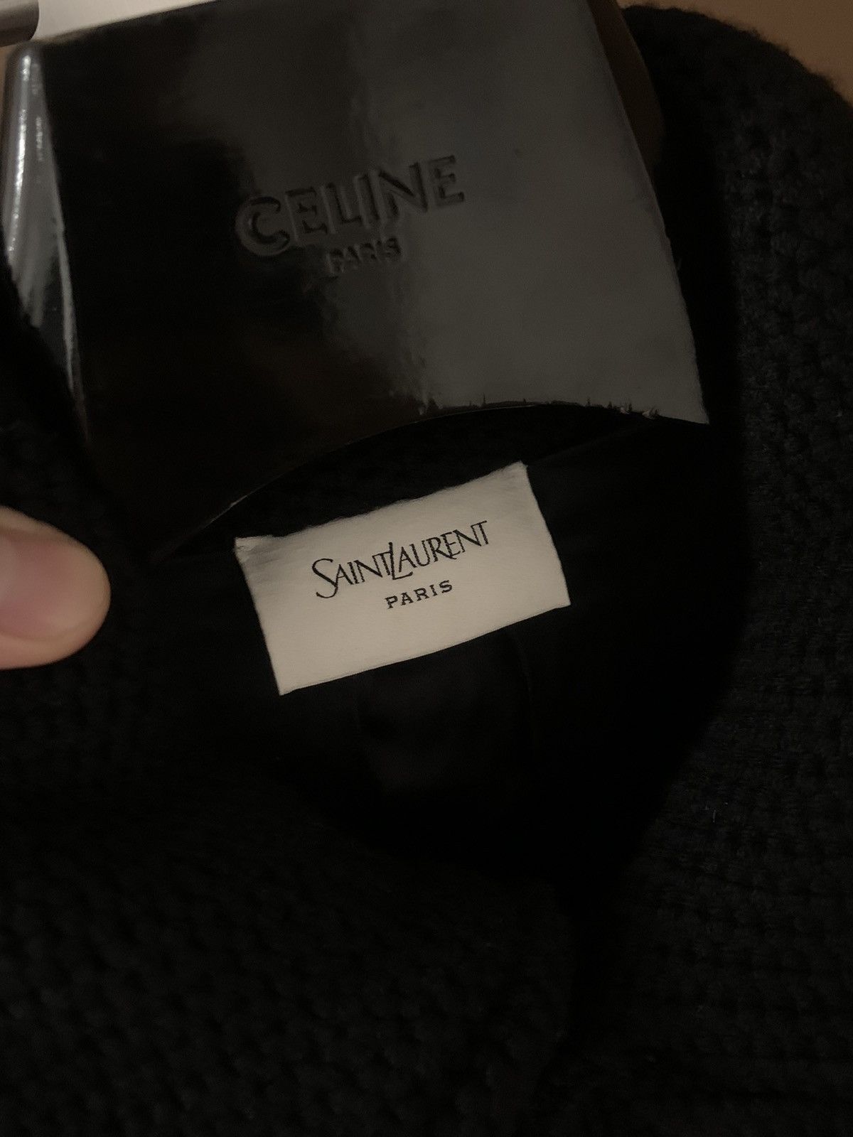 Saint Laurent Paris Saint Laurent 2024FW Wool Knit Bomber Size US L / EU 52-54 / 3 - 3 Thumbnail