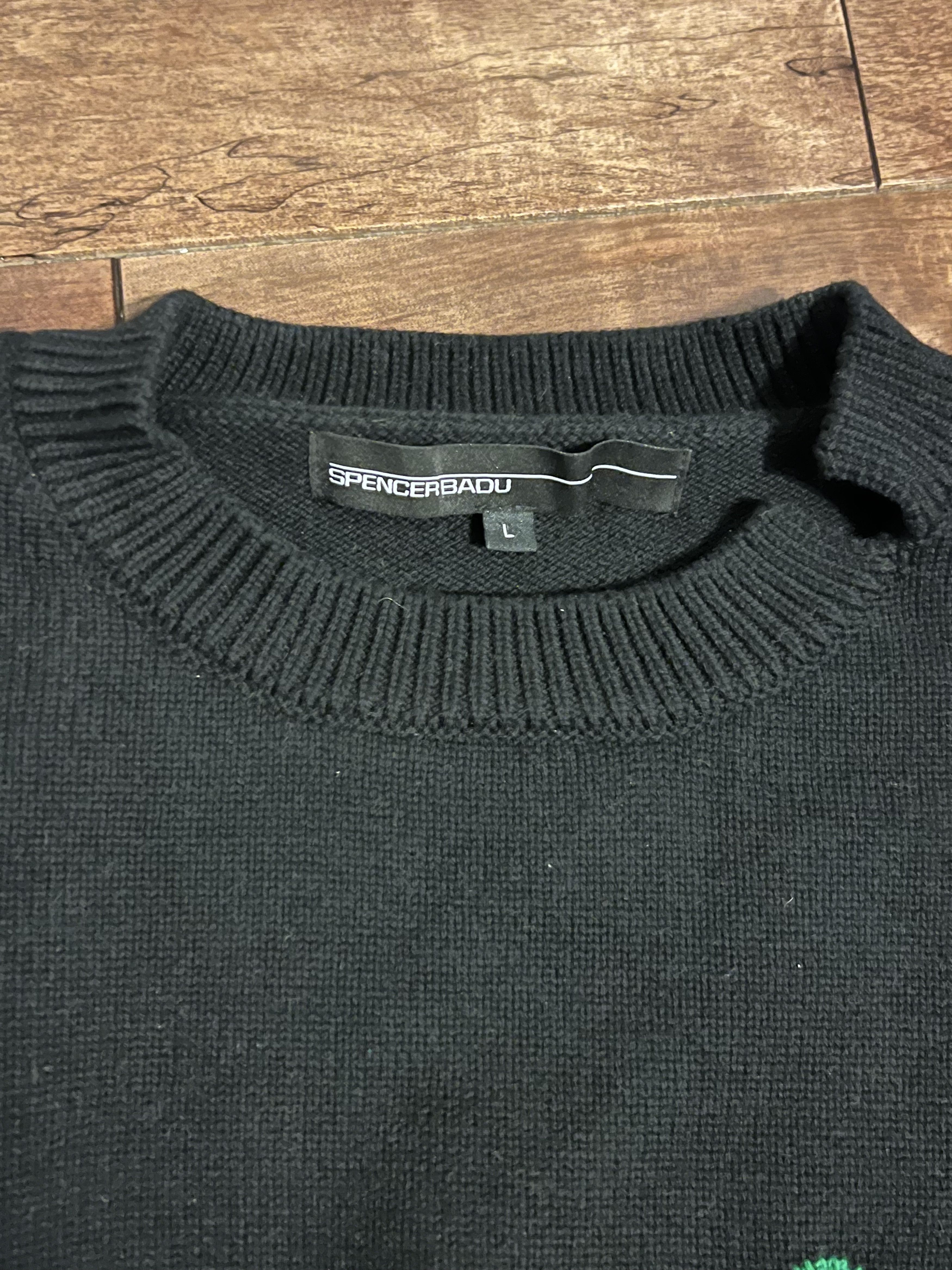 SPENCER BADU SPENCER BADU Oversized Boxy Knit Sweater - L Size US L / EU 52-54 / 3 - 3 Thumbnail