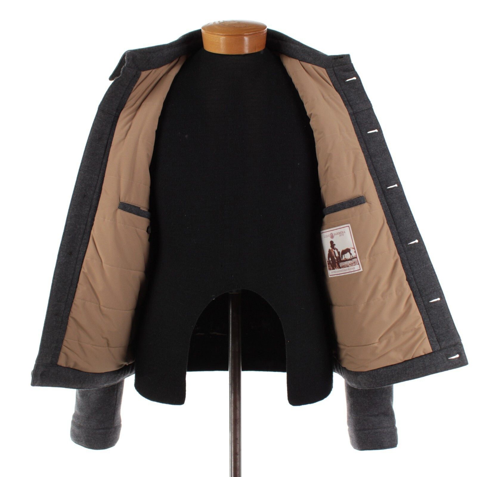 Luciano Barbera Luciano Barbera Jacket Size XL US In Gray Wool Size US XL / EU 56 / 4 - 6 Thumbnail