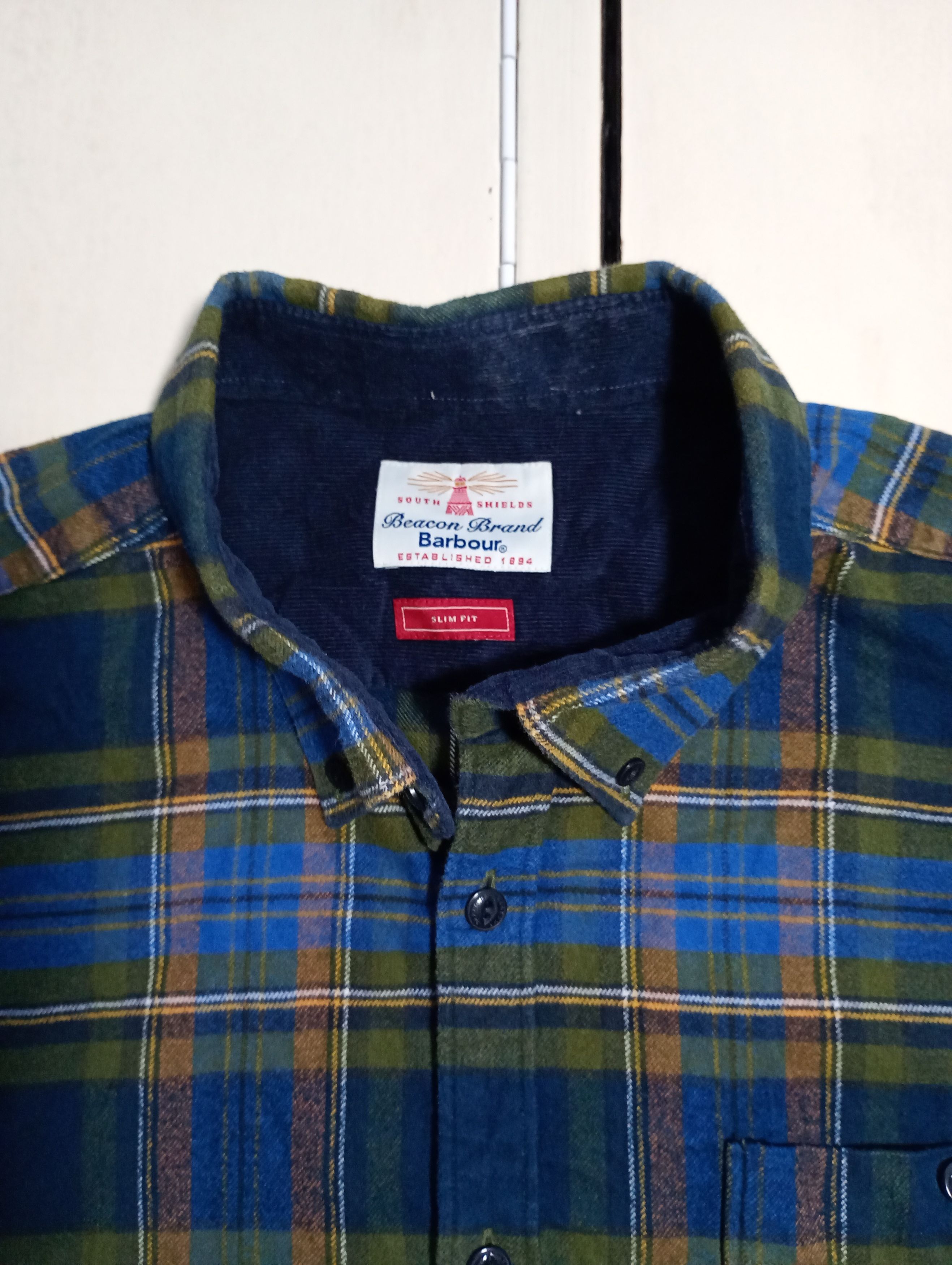 Barbour Barbour Castleford Checkered Flannel Shirt Size US L / EU 52-54 / 3 - 8 Thumbnail