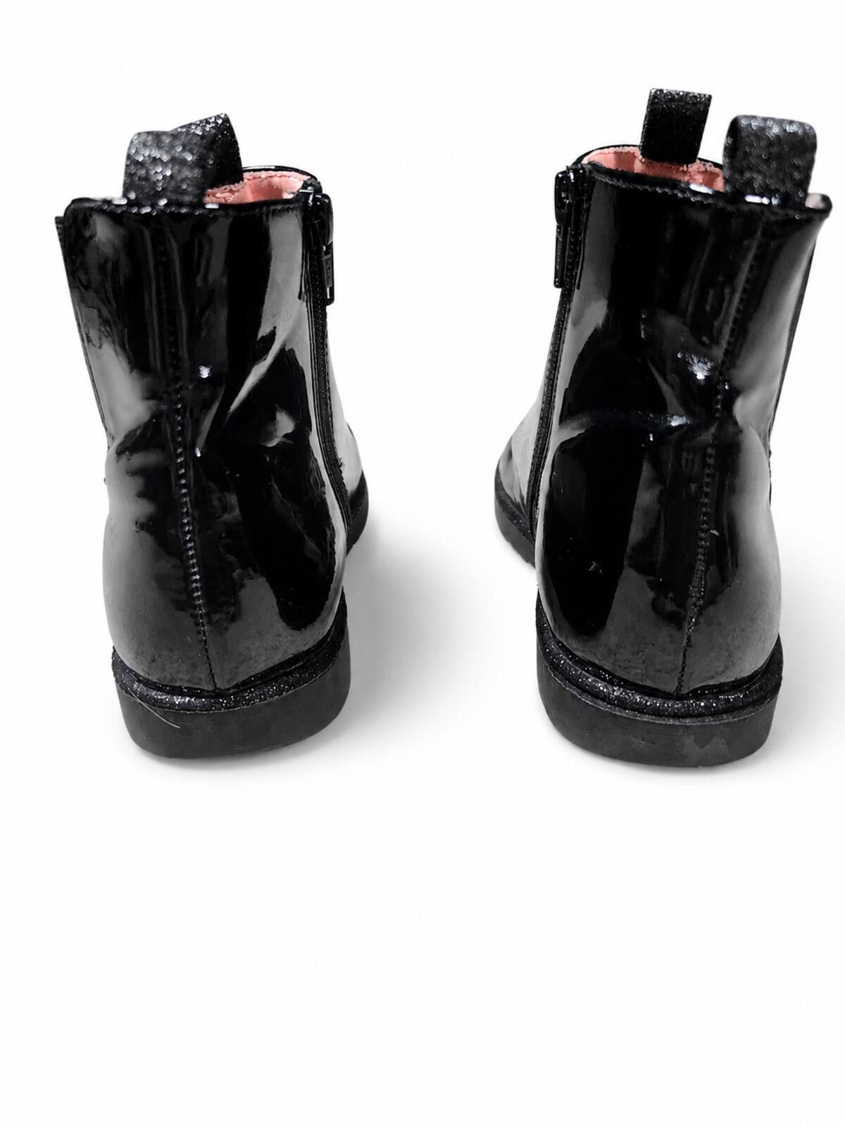 Nordstrom NEW Nordstrom Kids Jaymes Chelsea Black Boots Side Zip 2Y Size US 4 / IT 34 - 7 Thumbnail