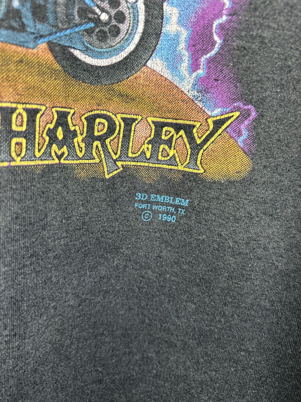Harley Davidson Vintage 90s Harley Davidson The Last Biker on Earth Wizard Size US L / EU 52-54 / 3 - 13 Thumbnail