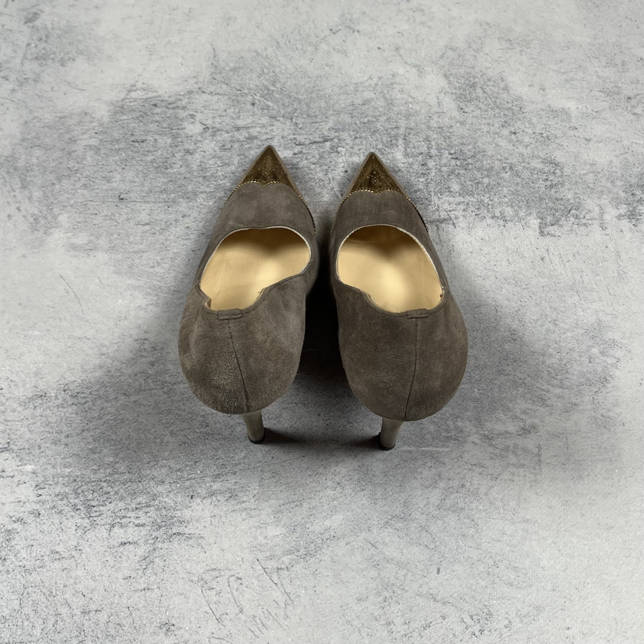 Christian Louboutin Christian Louboutin Suede Heels Size US 6.5 / IT 36.5 - 4 Thumbnail