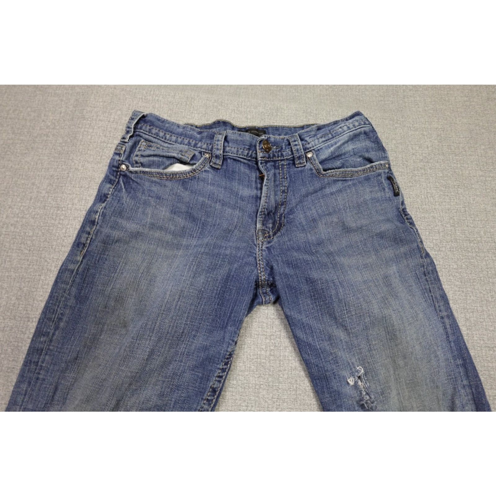 Silver Jeans Co. Silver Jeans Jeans 32x32 Blue Gordie Dark Wash Western Stretch Outdoors Rancher Men 32x32 Blue Buckle Bke 5-Pocket Denim USA Vintage? Size US 32 / EU 48 - 2 Thumbnail