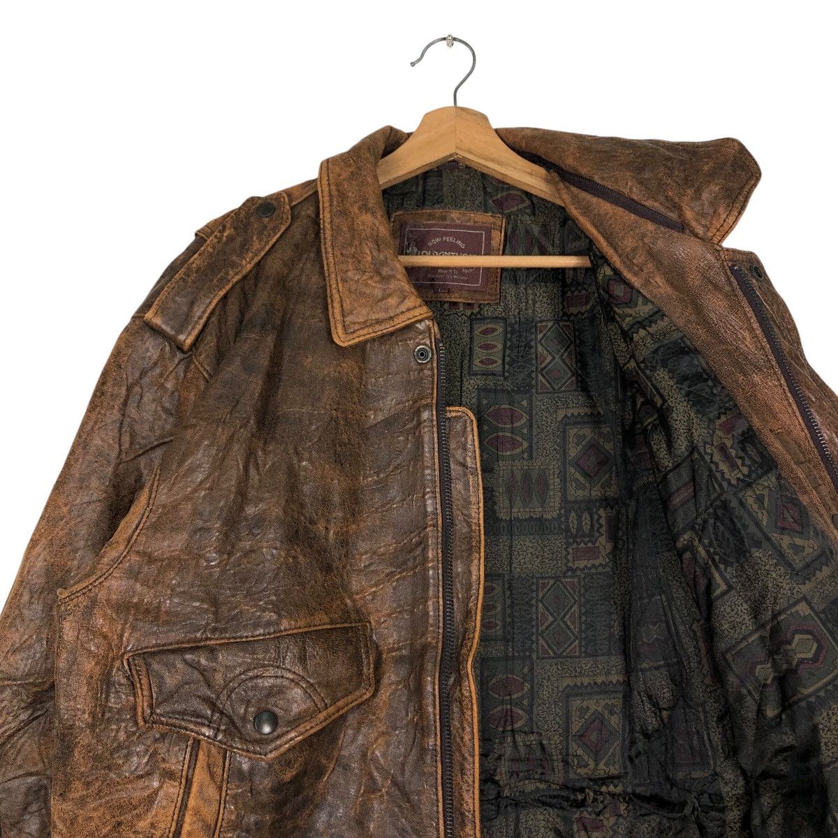 Japanese Brand 📌Vintage Leather Jacket Biker Loldanthony Size US L / EU 52-54 / 3 - 13 Thumbnail