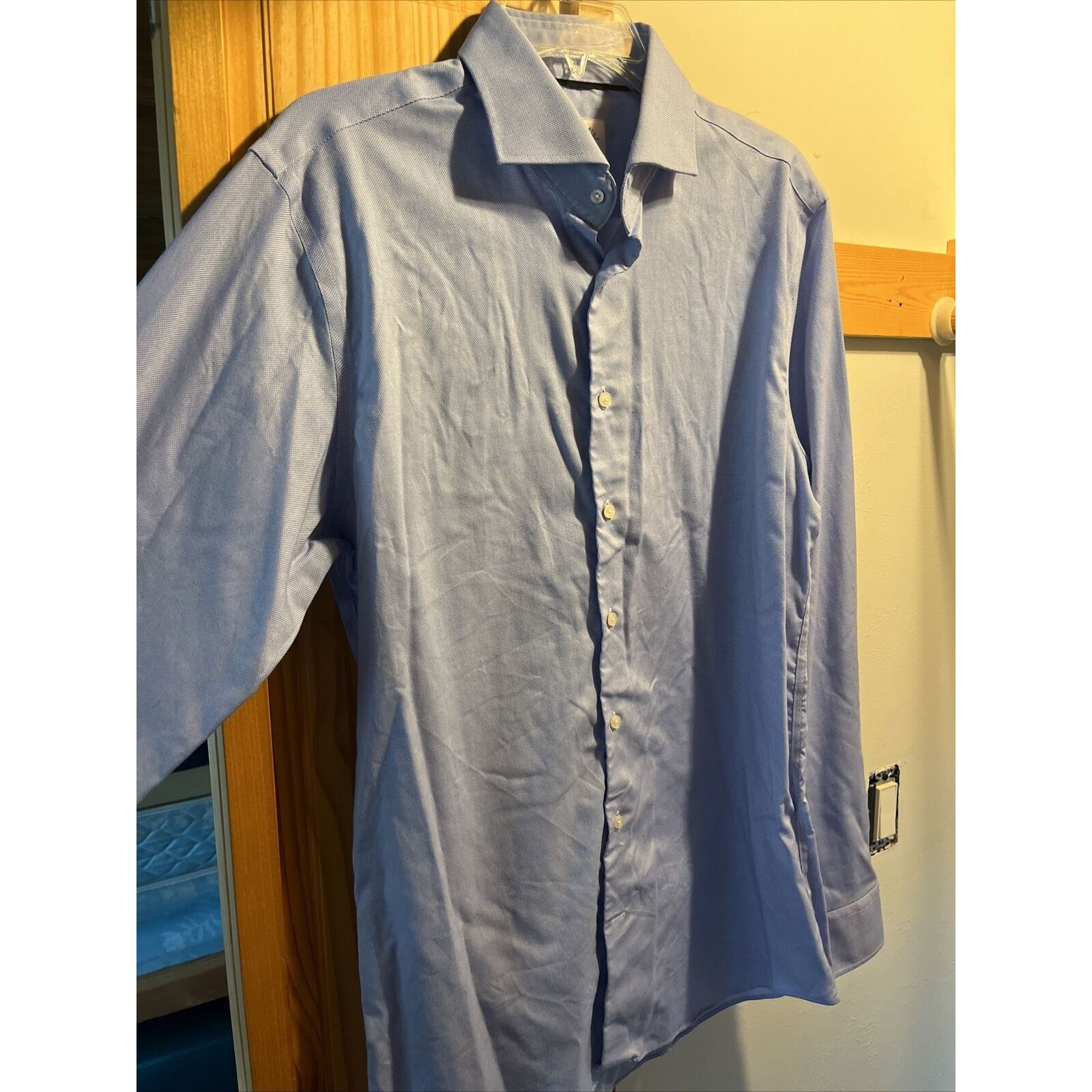 Other Michaelis Rotterdam VTG Men’s 16 41 Blue Button Cotton Shirt Size US L / EU 52-54 / 3 - 5 Thumbnail