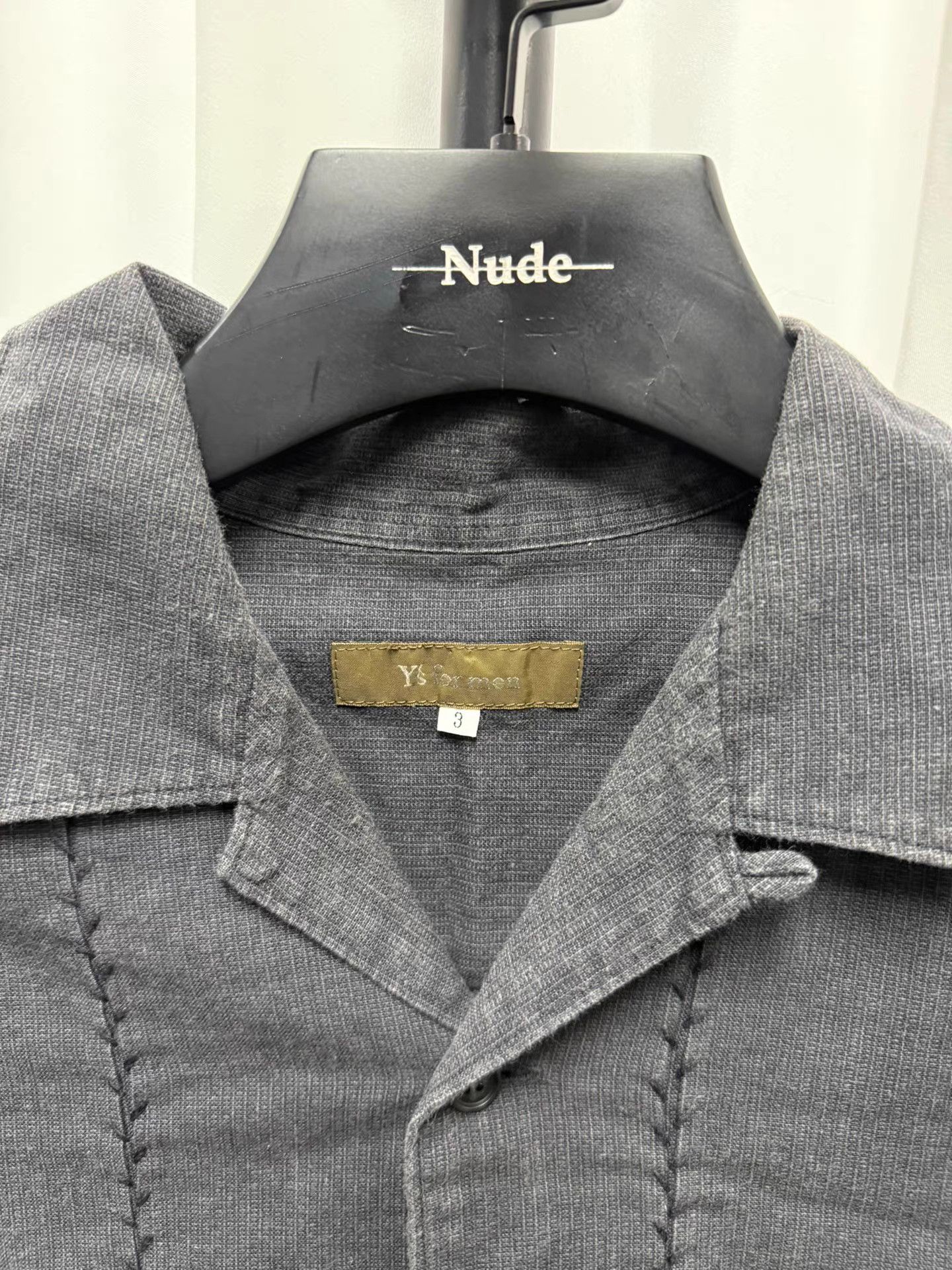 Yohji Yamamoto yohji yamamoto y's for men Woven Shirt K20 Size US L / EU 52-54 / 3 - 3 Thumbnail
