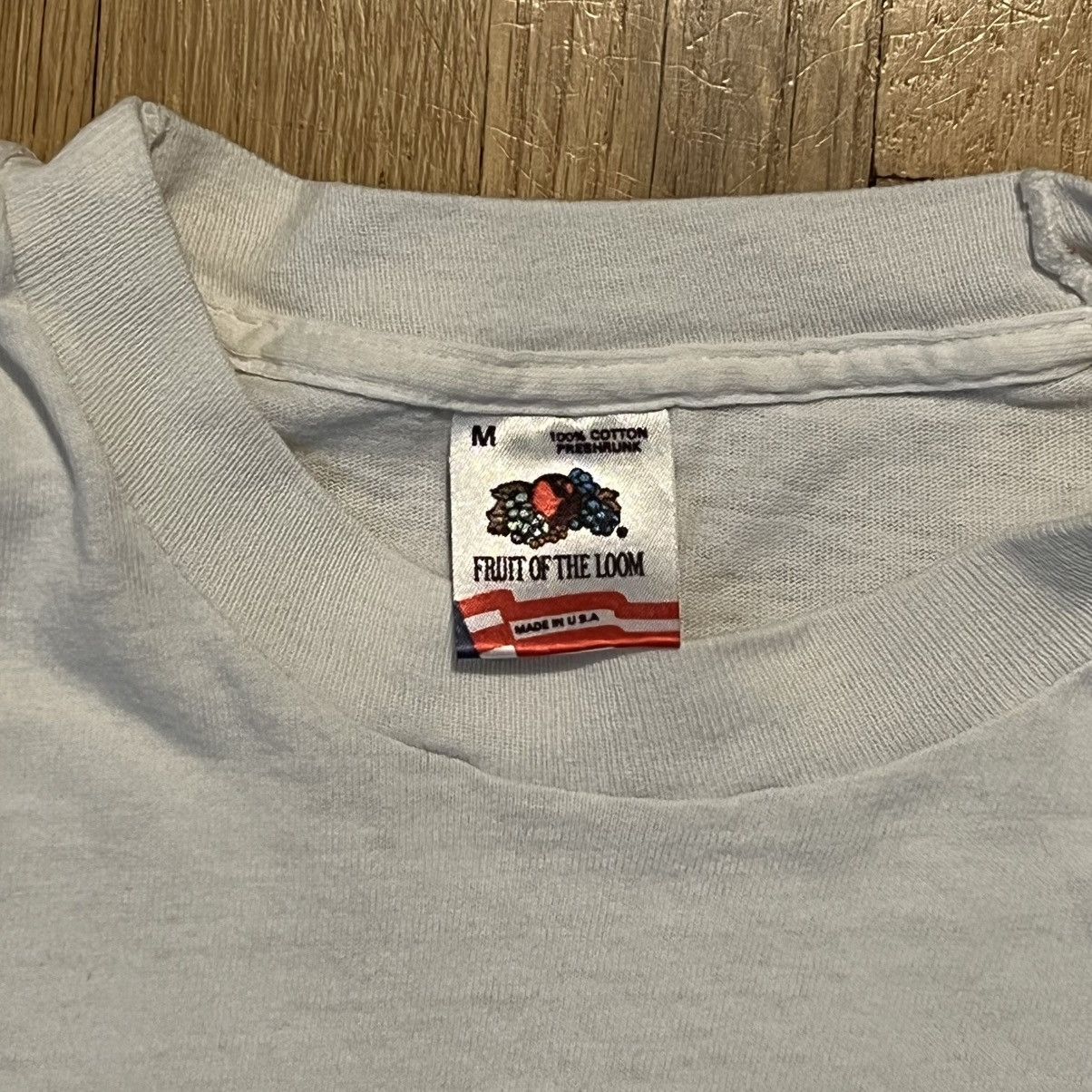 Vintage Vintage Triggerfish 80s Medium White T Shirt Size US M / EU 48-50 / 2 - 4 Thumbnail