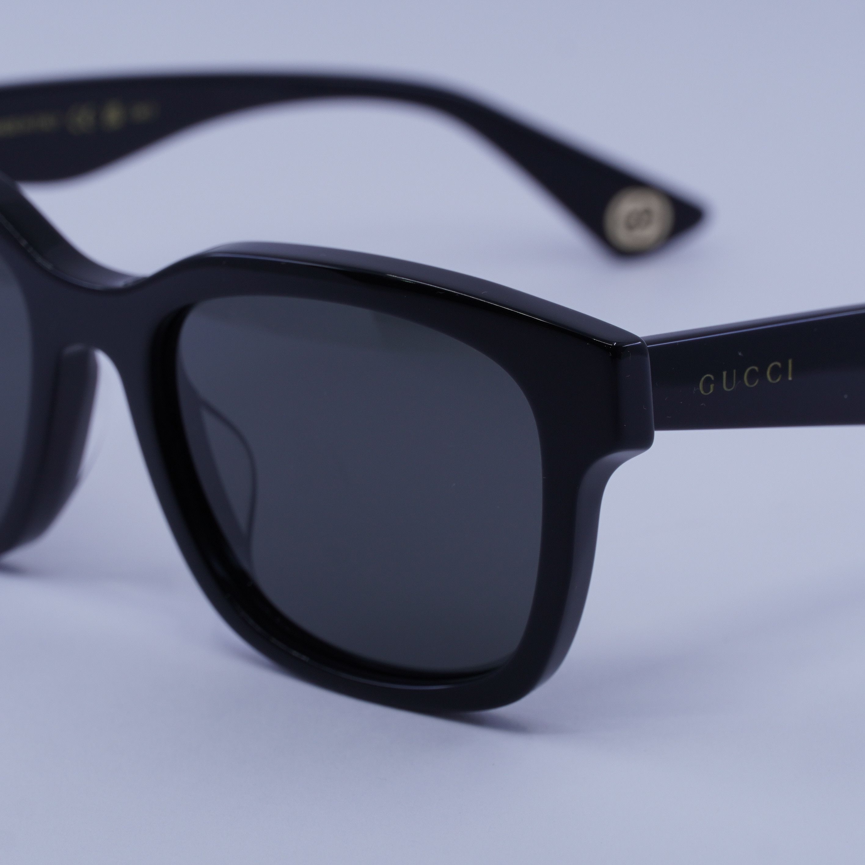 Gucci Gucci GG1639SA 001 Sunglasses Black Square Frame Size ONE SIZE - 2 Thumbnail