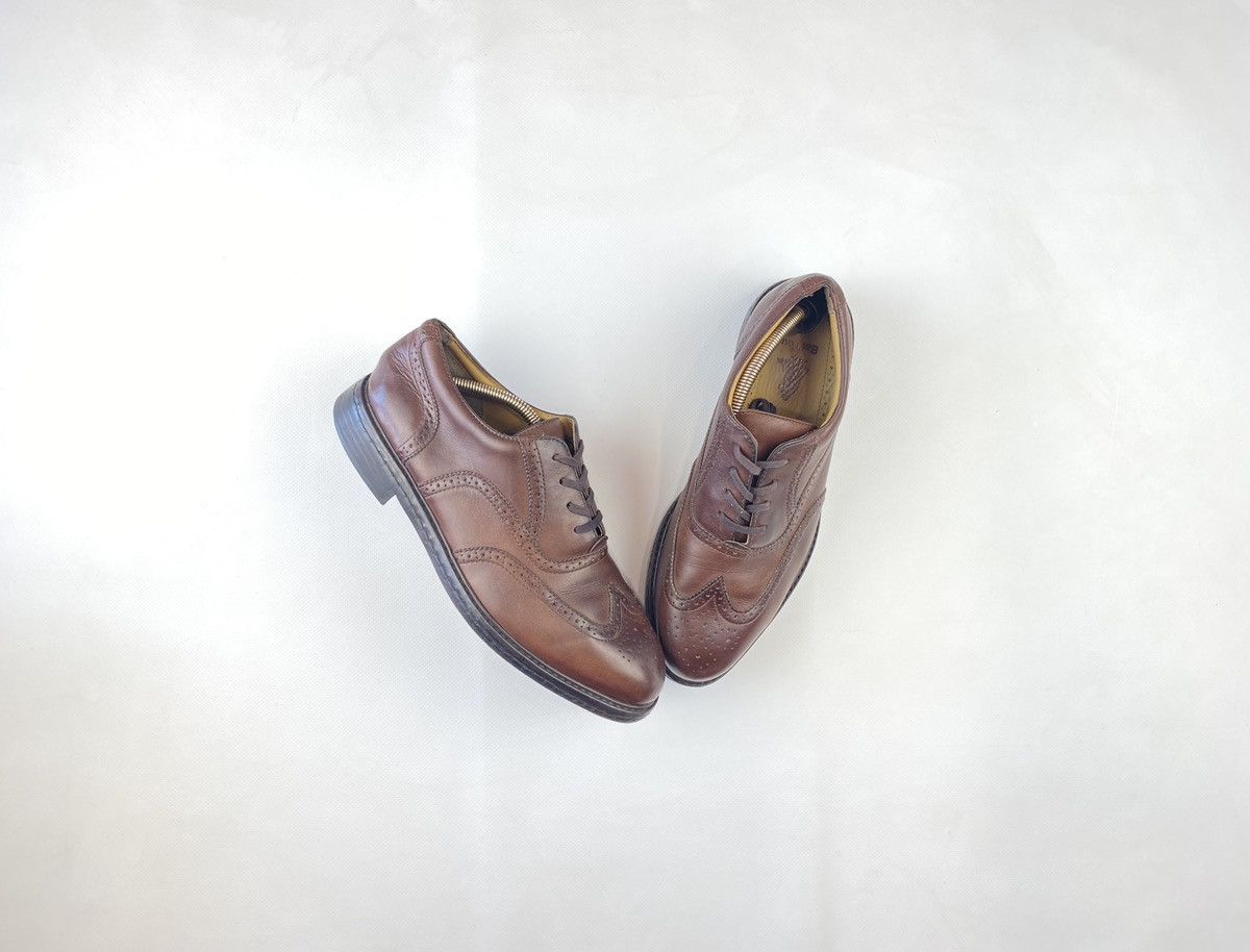 Barbour Barbour Shoes Worcester Brown Leather Brogues Size US 10.5 / EU 43-44 - 2 Thumbnail