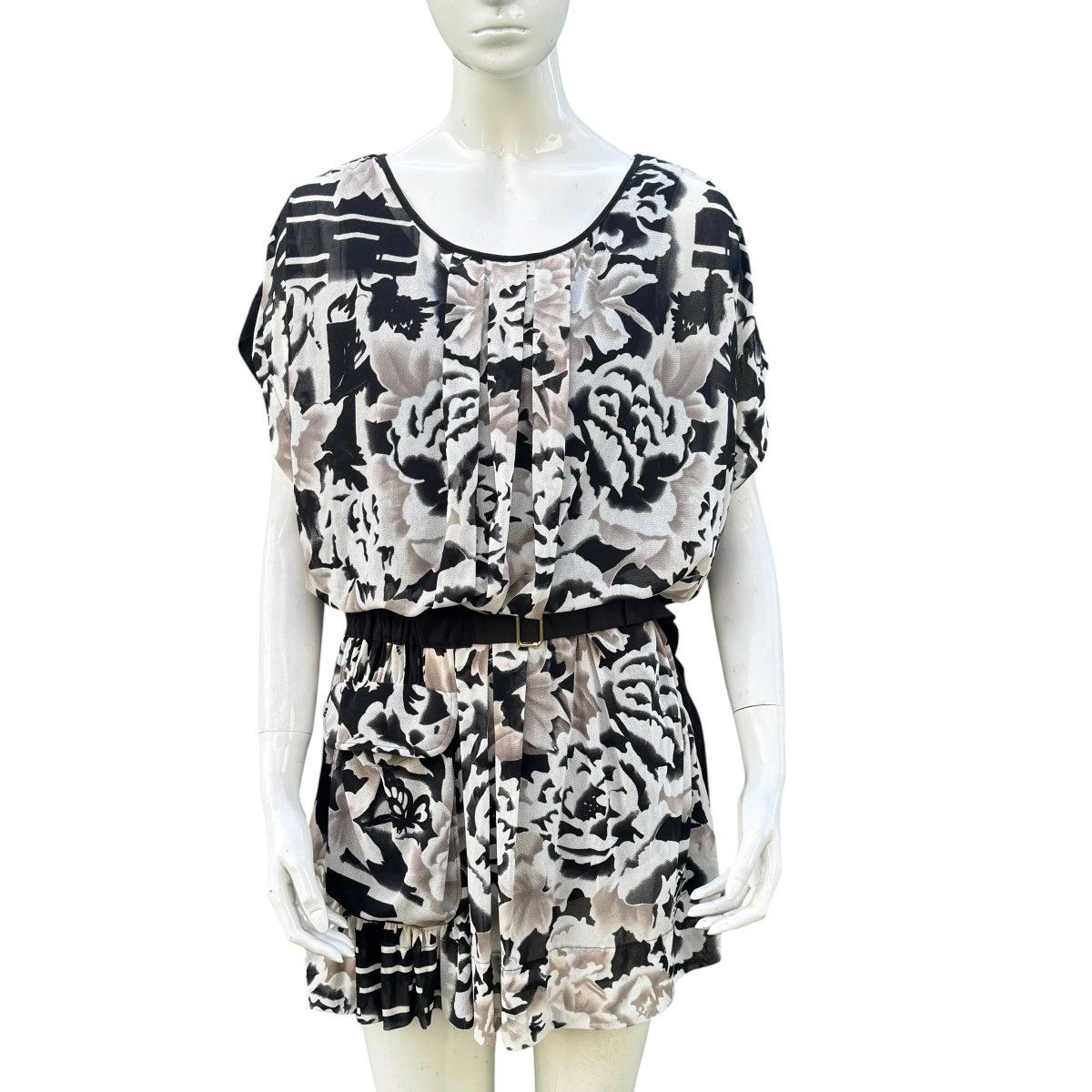 Vivienne Tam Floral Design Blouses Size ONE SIZE - 2 Thumbnail