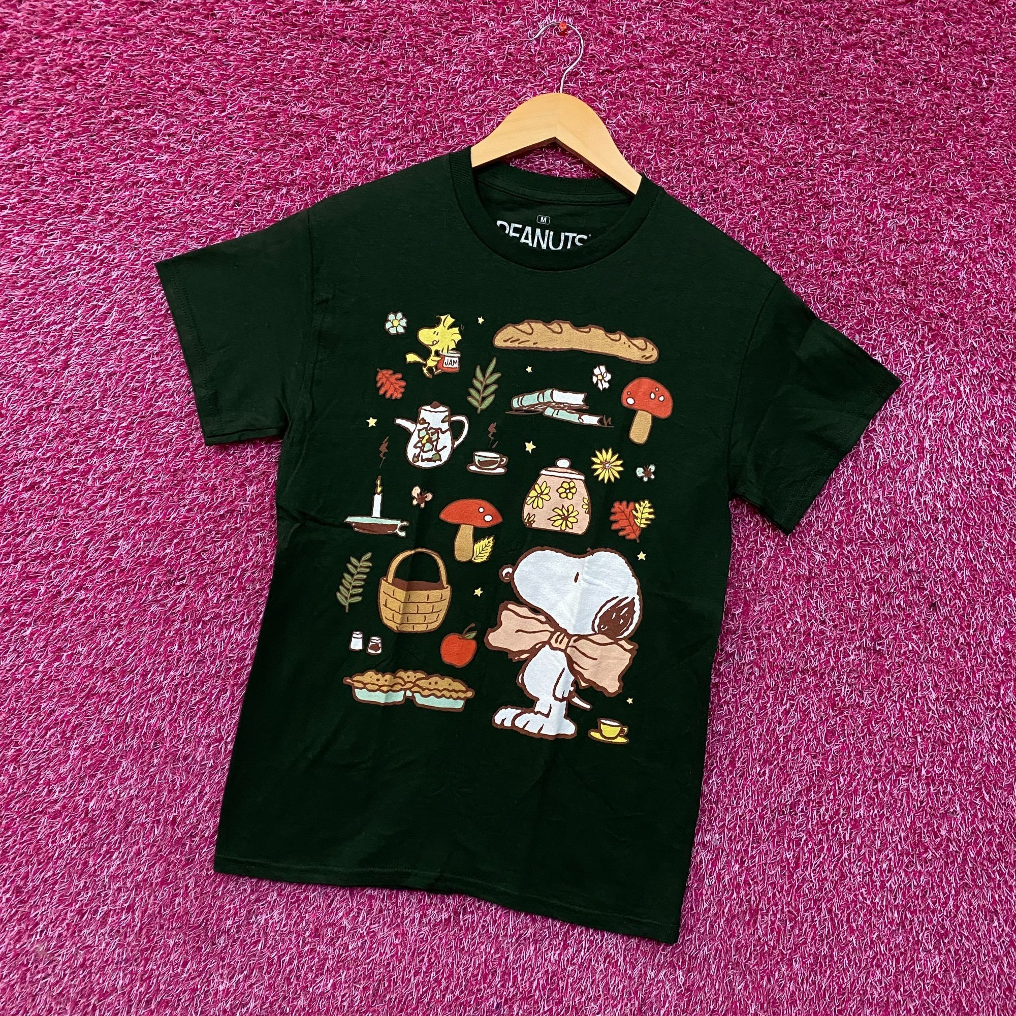 Ripple Junction Peanuts Snoopy Cottagecore Cute Cartoon T-shirt Medium Size US M / EU 48-50 / 2 - 3 Thumbnail