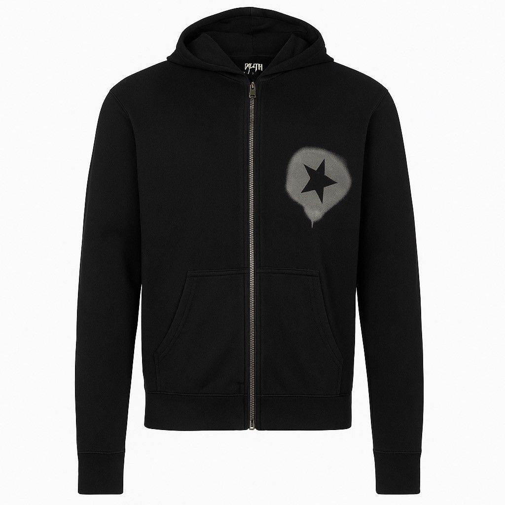 PPFM Vintage PPFM “Rot Is My Friend” Graphic Zip Hoodie – Black Size US S / EU 44-46 / 1 - 1 Thumbnail