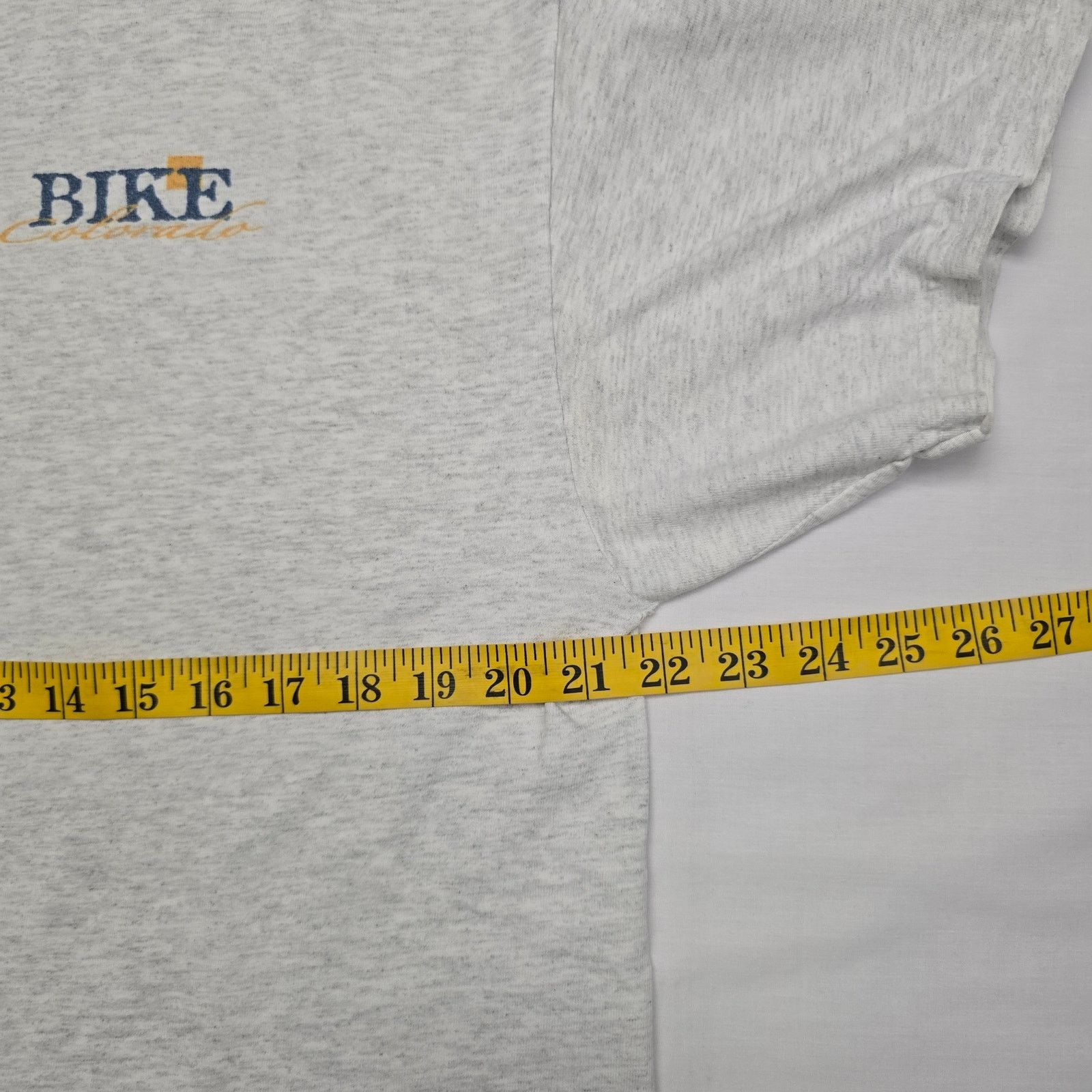 Hanes Bike Colorado Shirt L Distressed Gray Cycling Biking Tee Size US L / EU 52-54 / 3 - 8 Thumbnail