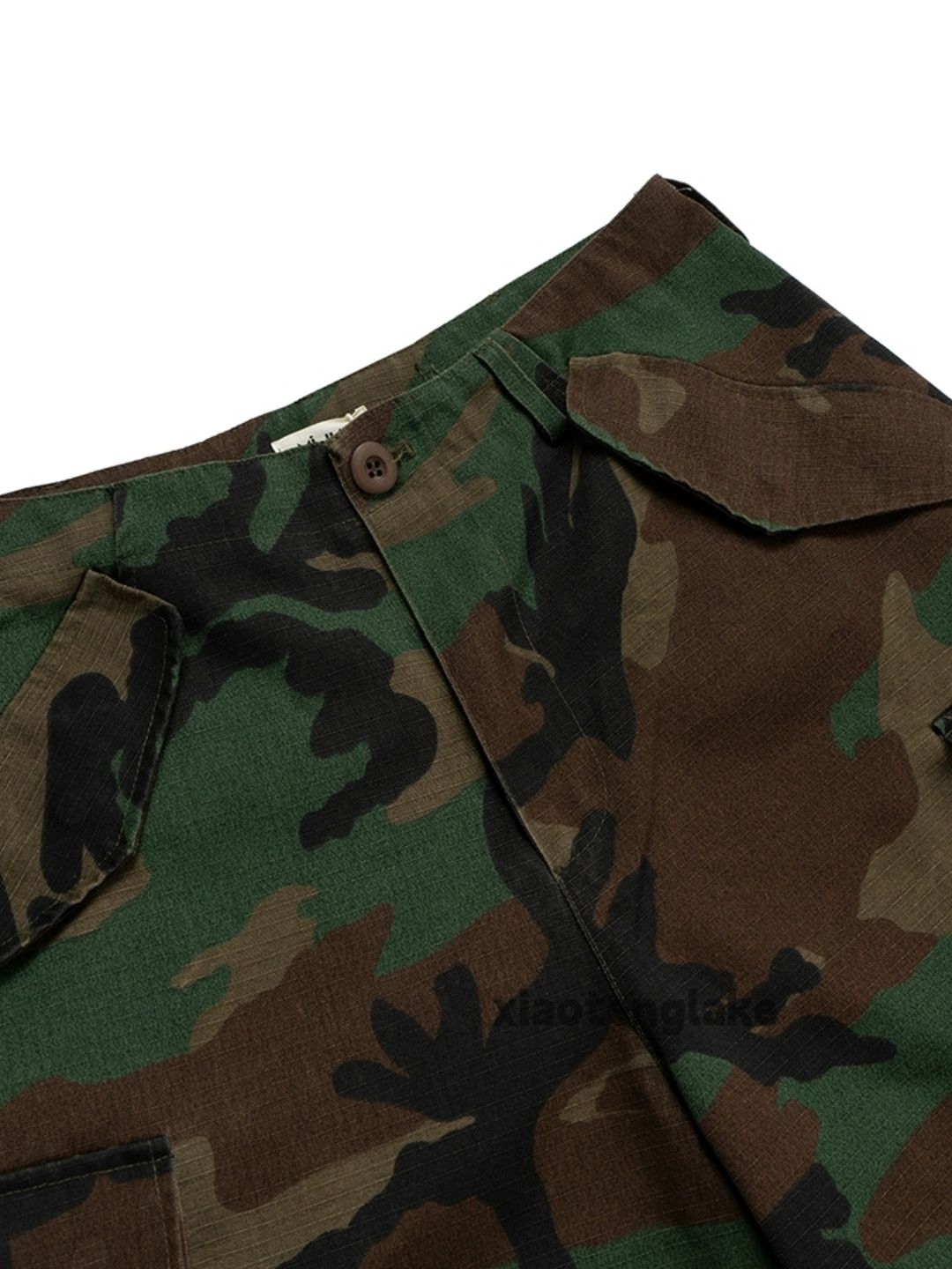 Designer × Japanese Brand × Vintage utility military loose baggy skate hiphop camo cargo pants Size US 34 / EU 50 - 4 Thumbnail