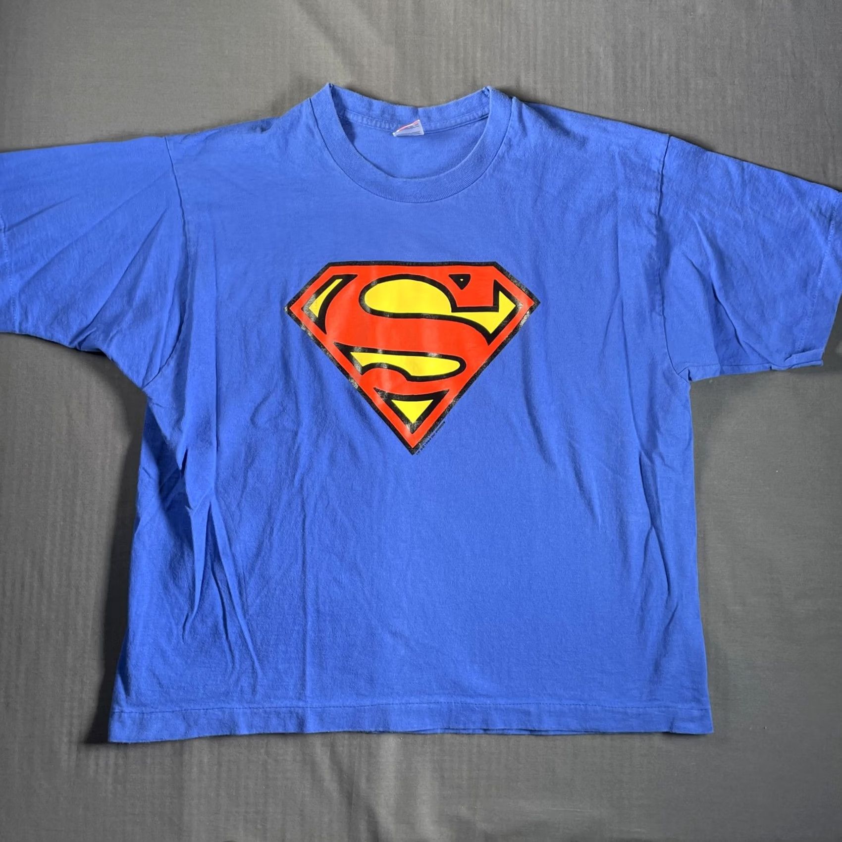 Fruit Of The Loom VINTAGE Superman Shirt Mens XL Blue Lois & Clark Promo tee DC Comics TV Show 90s Size US XL / EU 56 / 4 - 4 Thumbnail