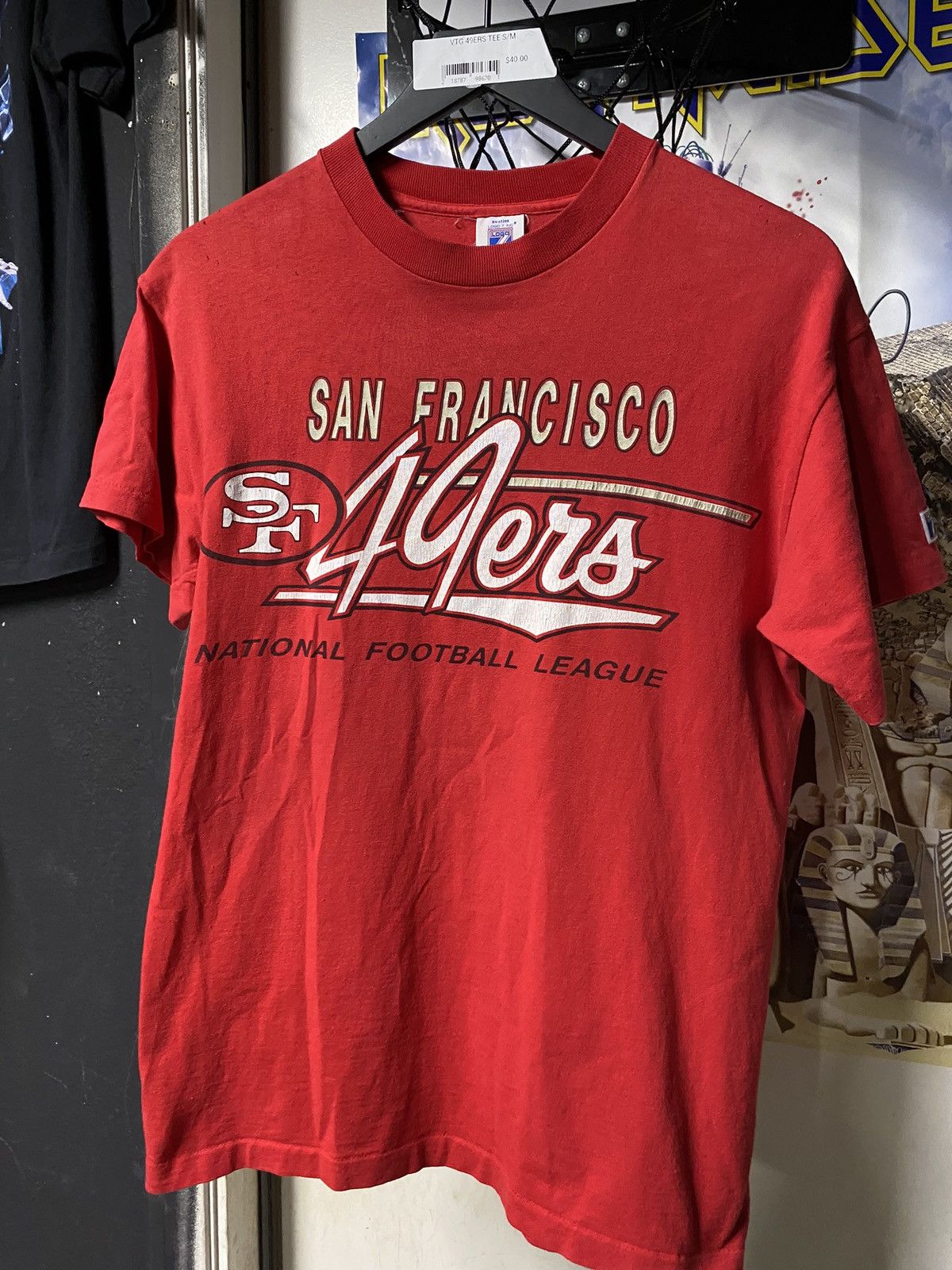 Vintage Vintage 90’s NFL San Fransisco 49ers Tee Shirt Medium Size US S / EU 44-46 / 1 - 1 Thumbnail