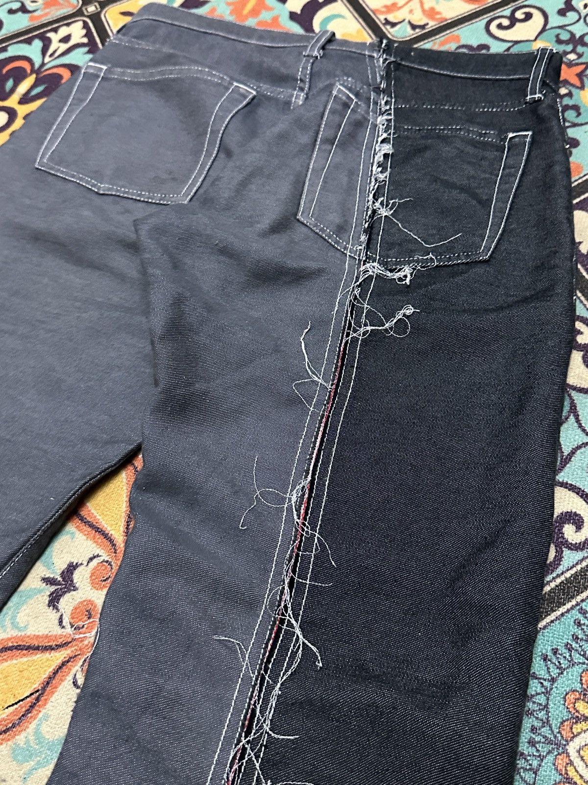 Comme des Garcons Homme Plus SS06 Comme des Garcons Reconstructed Hybrid Denim Pant Size US 30 / EU 46 - 25 Thumbnail