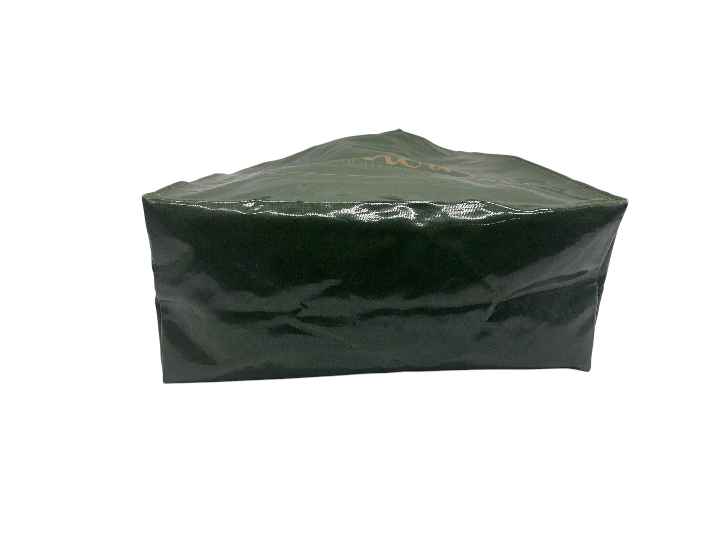Harrods Vintage Harrods Knightsbridge Green PVC Vinyl Shopper Tote Size ONE SIZE - 7 Thumbnail