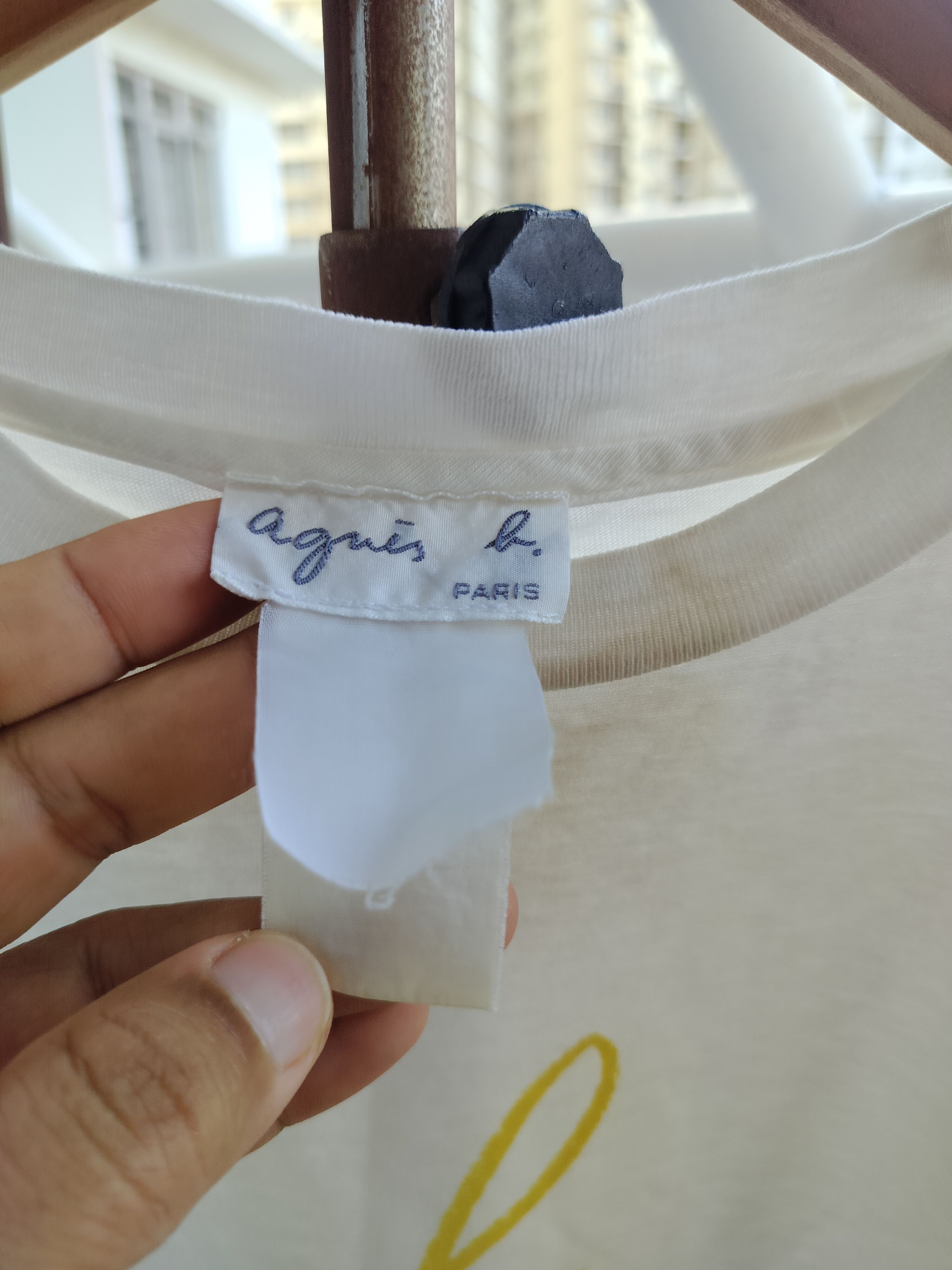 agnes b. Vintage Agnes B Paris Yourself t-shirt Size US S / EU 44-46 / 1 - 3 Thumbnail
