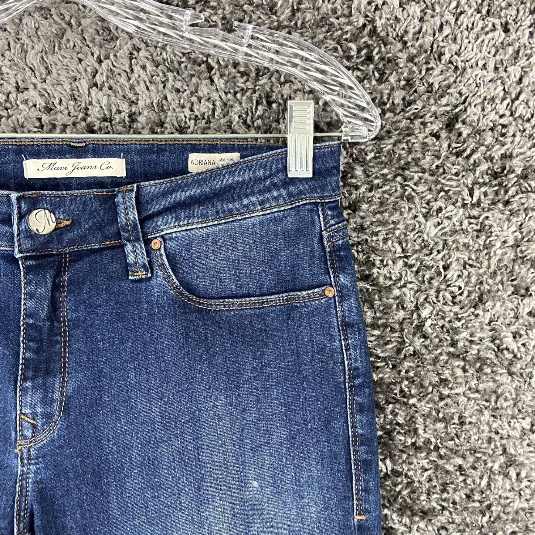 Vintage Mavi Jeans Women's Super Skinny Blue Jeans 30 Size 30" / US 8 / IT 44 - 3 Thumbnail