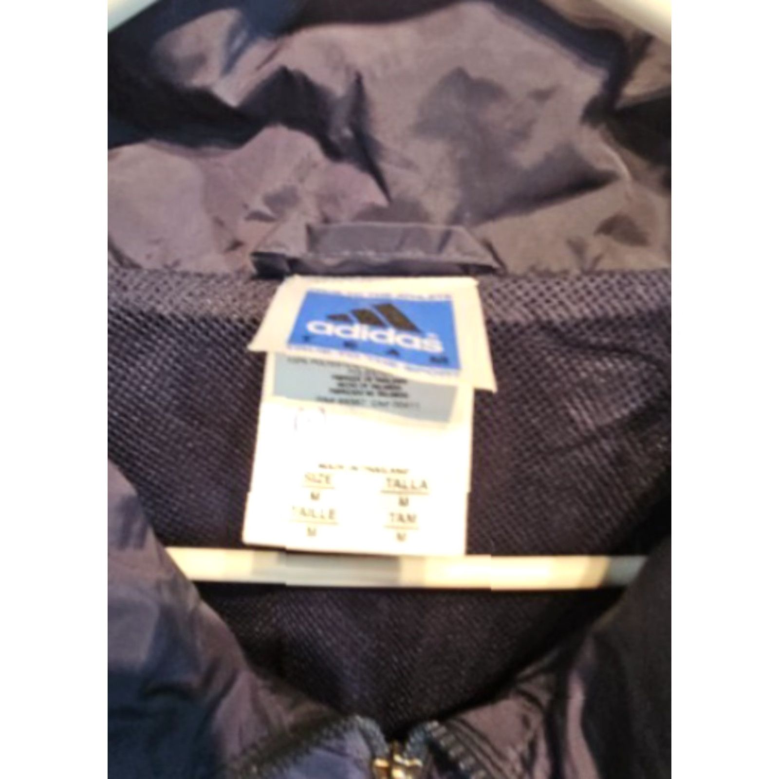 Adidas VINTAGE adidas Coat Windbreaker Full Zip 3 Stripe Mens Medium Blue Nylon Full Zip Embroidered Logo Shirt? Size US M / EU 48-50 / 2 - 4 Thumbnail