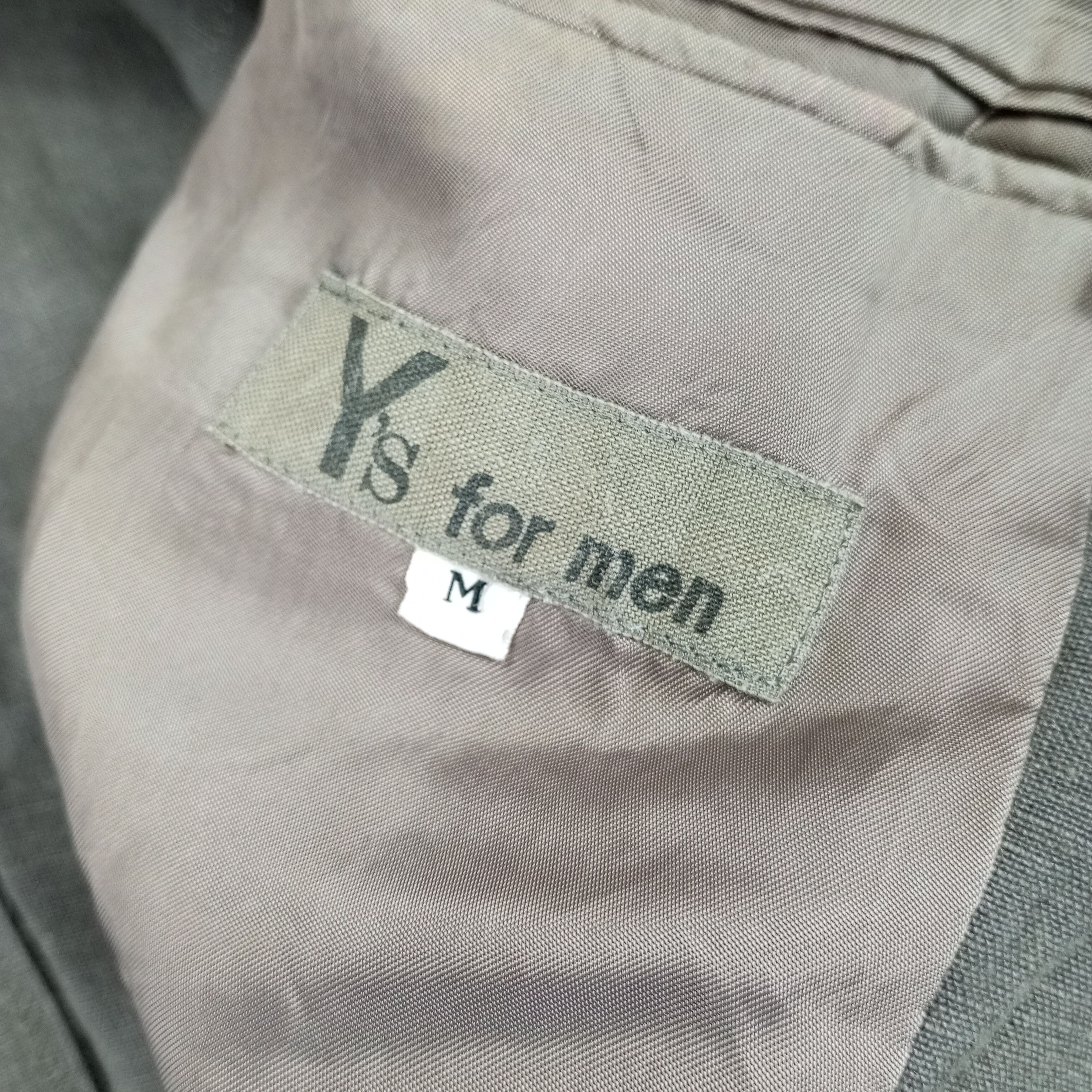 Vintage × Y's for Men × Yohji Yamamoto Ys For Men By Yohji Yamamoto Japanese Designer Blazer Office Size 38R - 5 Thumbnail