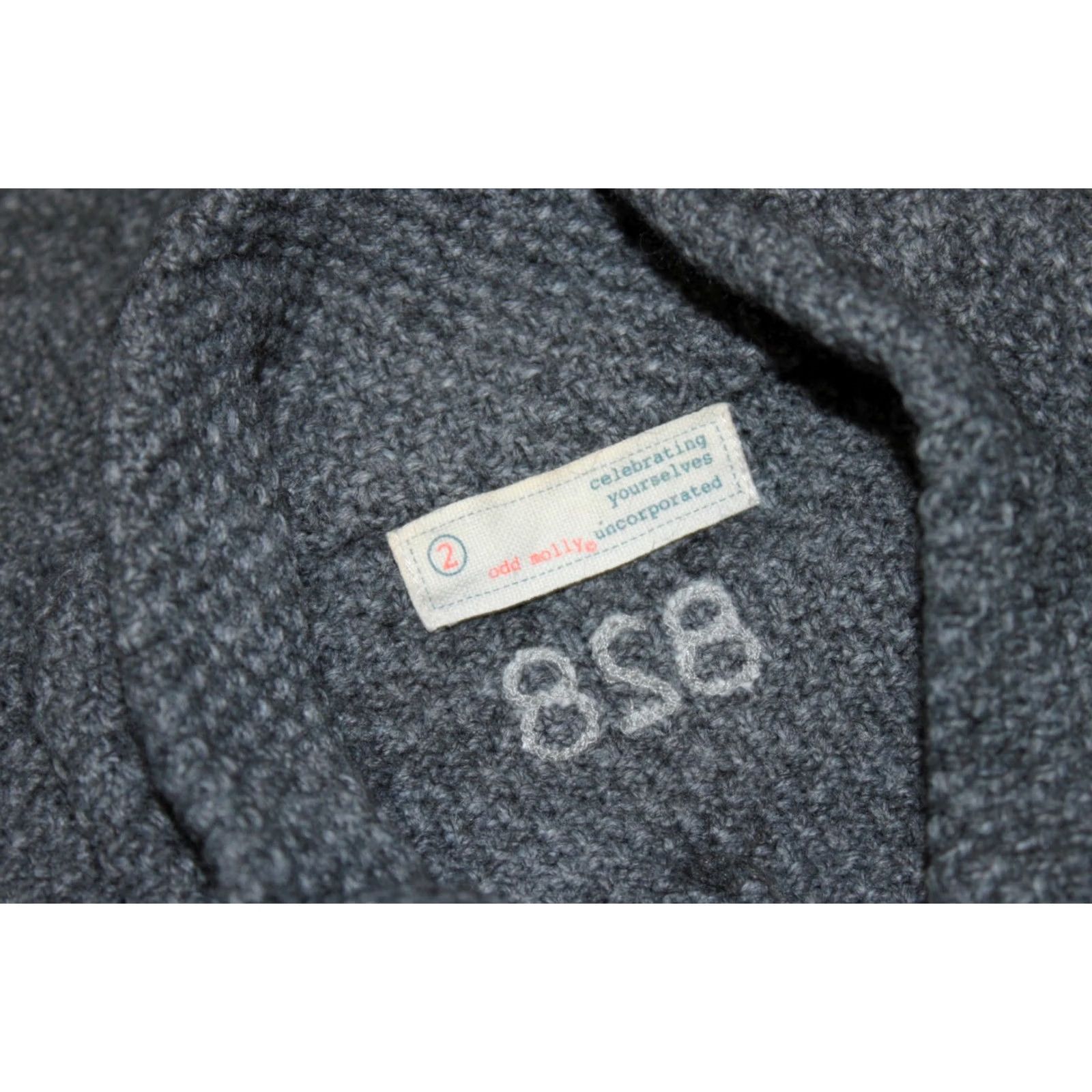 Vintage Odd Molly Cardigan Jumper Grey Cotton Wool Alpaca Size 2 M Womens Size XS / US 0-2 / IT 36-38 - 7 Thumbnail