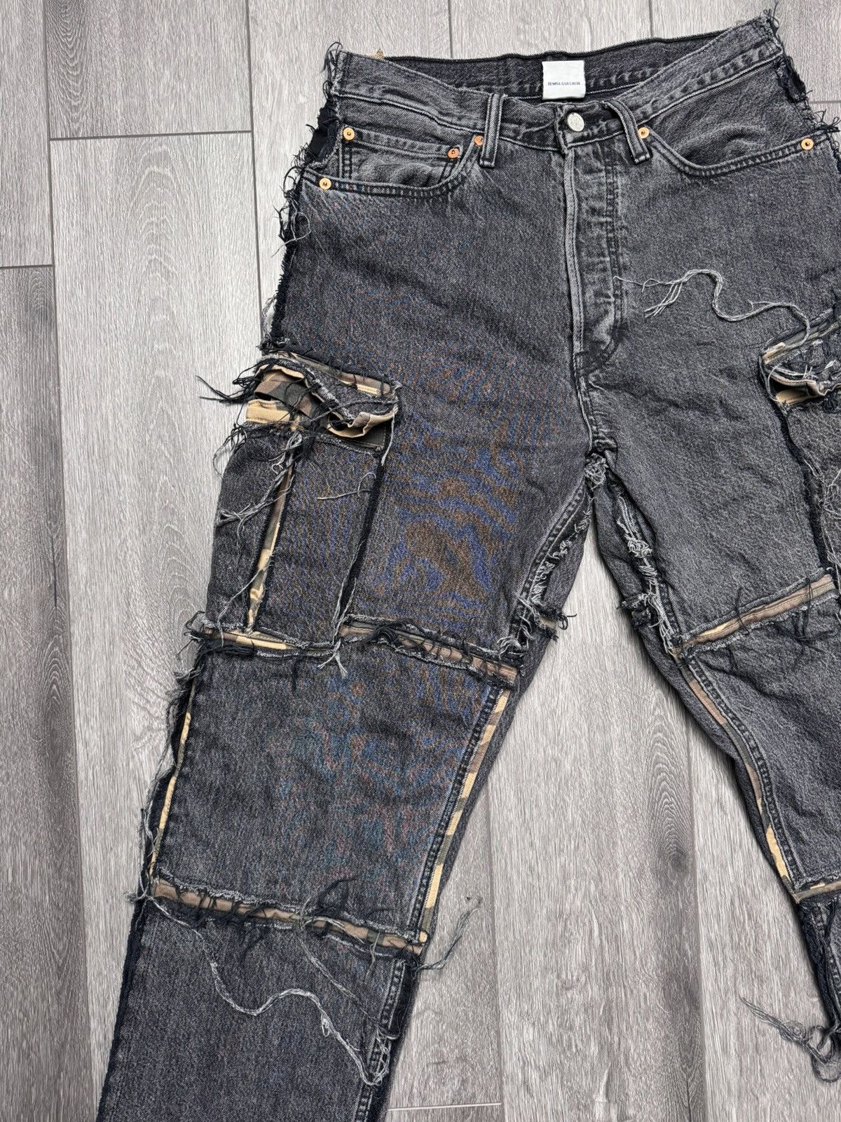 Levi's × Vetements SS19 Vetements x Levi’s Reconstructed Denim Cargo Pants Size US 32 / EU 48 - 3 Thumbnail