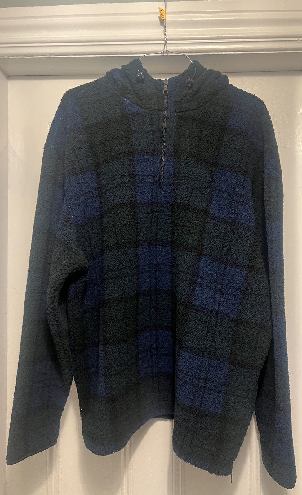 Designer × Nautica Authentic Nautica faux shearling quarter zip hoodie XXL Size US XXL / EU 58 / 5 - 1 Thumbnail