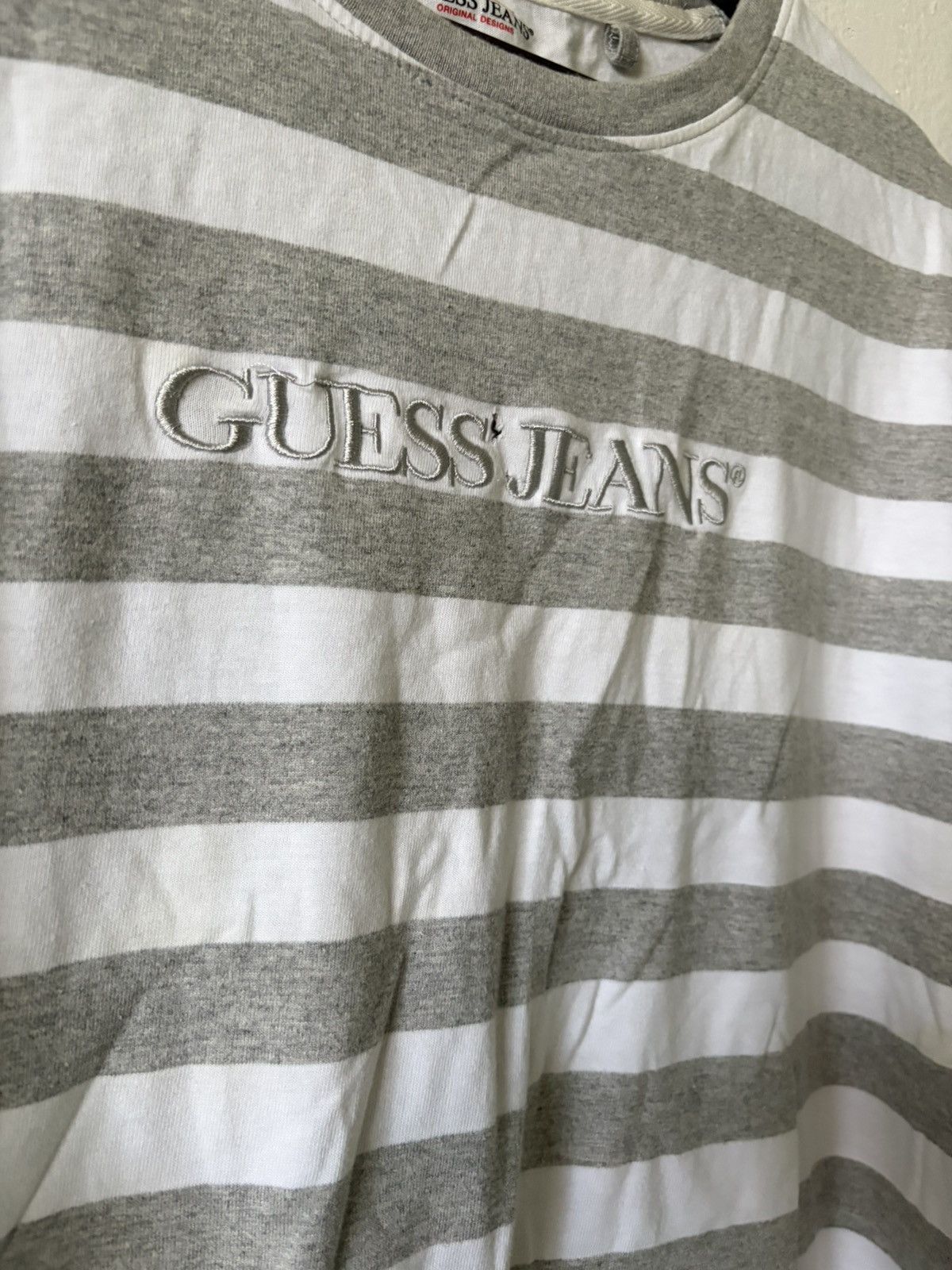 Guess Vintage Asap Rocky Striped Guess Tee Size US L / EU 52-54 / 3 - 3 Thumbnail