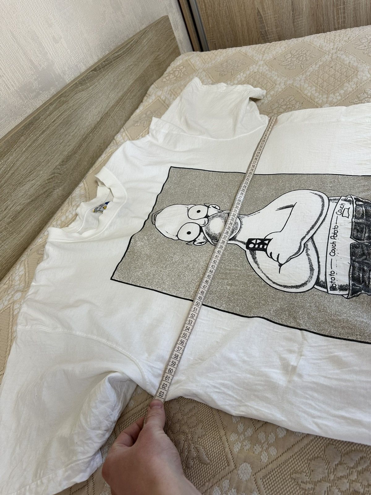 The Simpsons 🔥 1998 The Simpsons Couch Potato Homer Cartoon T Shirt USA Size US XXL / EU 58 / 5 - 13 Thumbnail