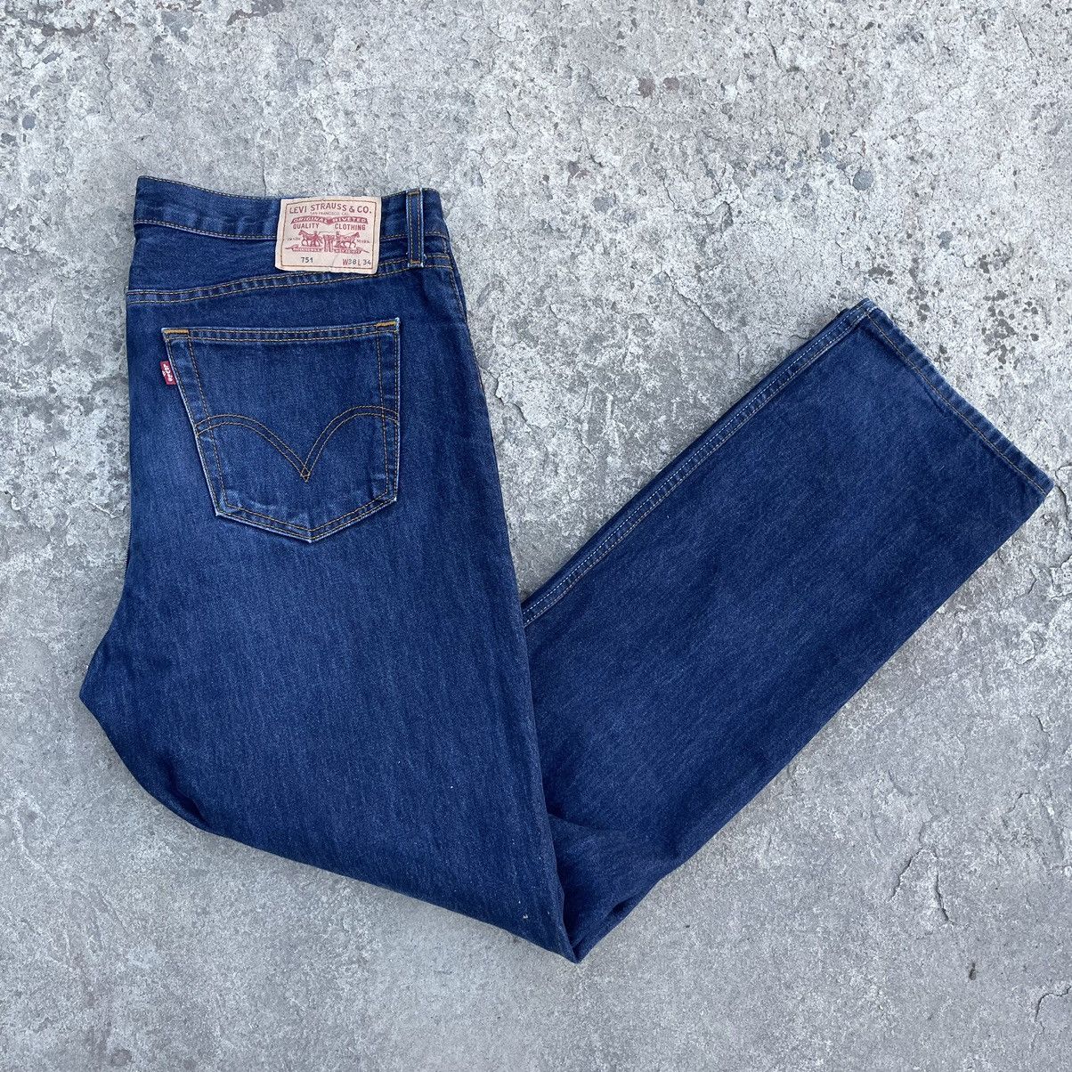 Levi's Vintage Levi’s Casual Pants 751 Jeans W38xL34 90s Y2K USA Size US 38 / EU 54 - 1 Thumbnail
