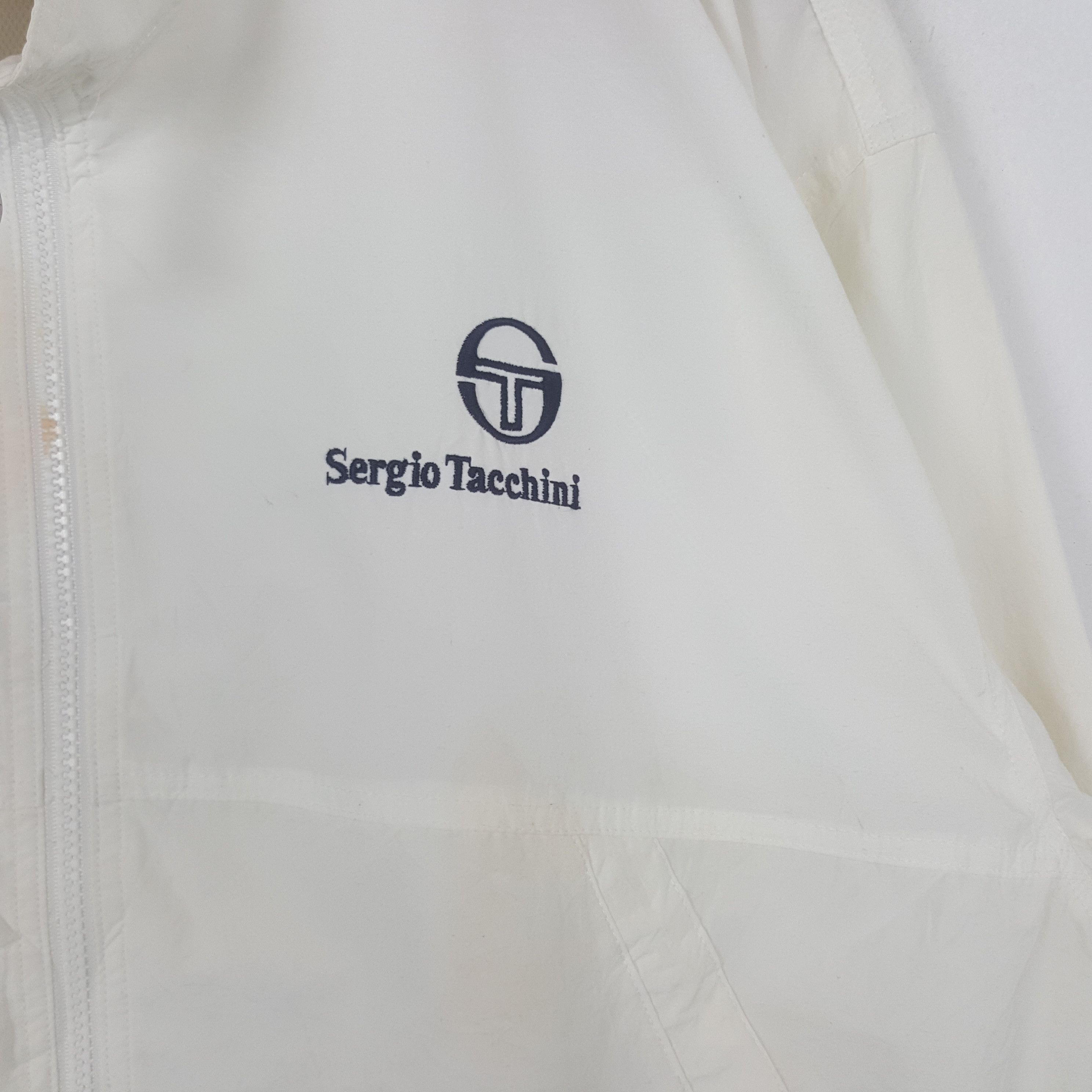 Sergio Tacchini Vintage Sergio Tacchini Tennis Sport Windbreaker Jacket RR20 Size US XL / EU 56 / 4 - 4 Thumbnail