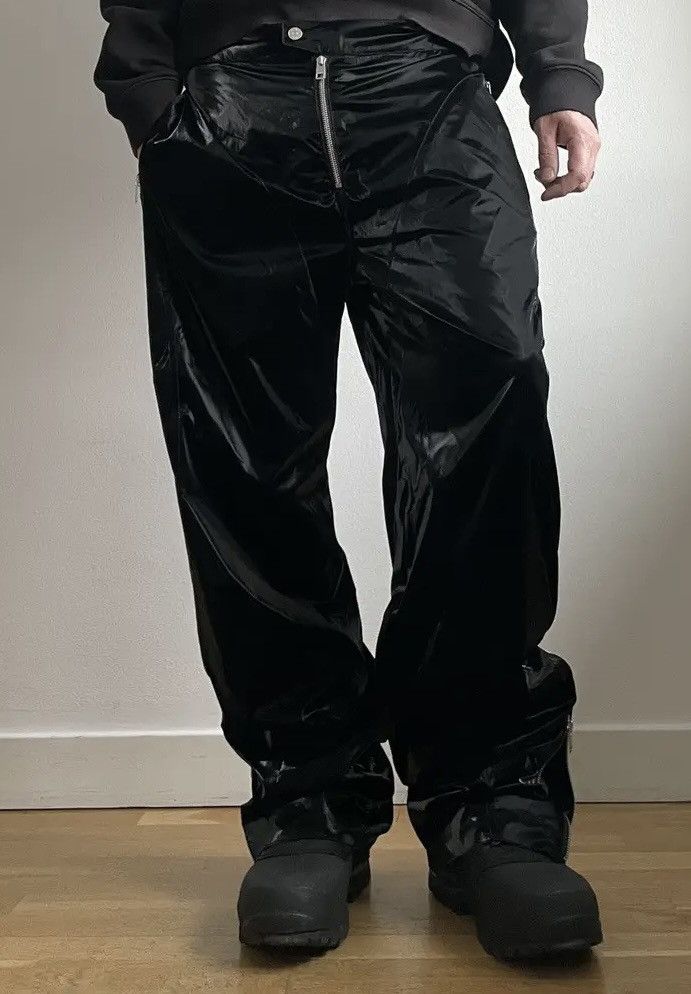 Thierry Mugler Mugler x H&M relaxed fit biker trousers Size US 34 / EU 50 - 4 Thumbnail