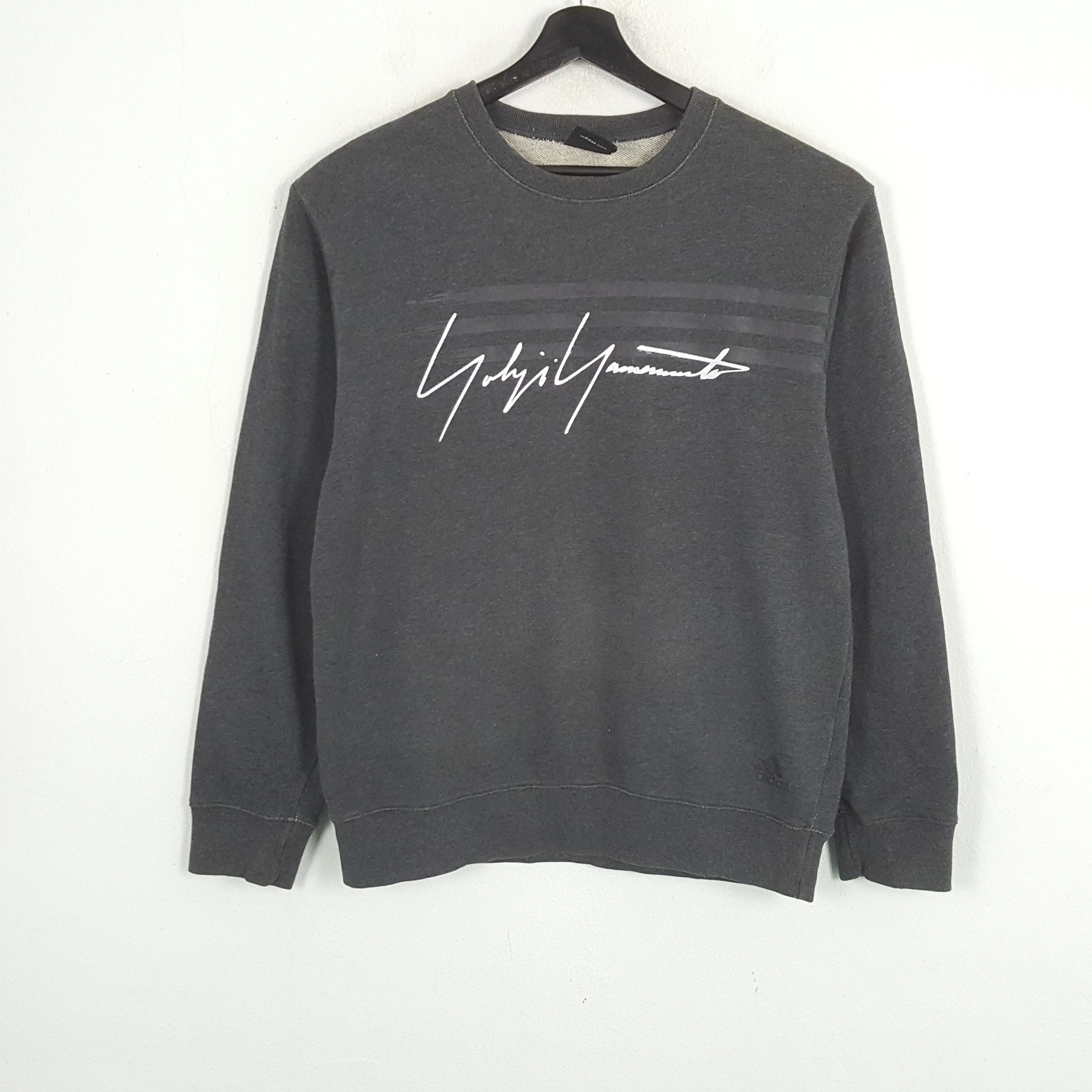 Adidas × Vintage ADIDAS x Custom Art YOHJI YAMAMOTO Style Sweatshirt Size US M / EU 48-50 / 2 - 1 Thumbnail