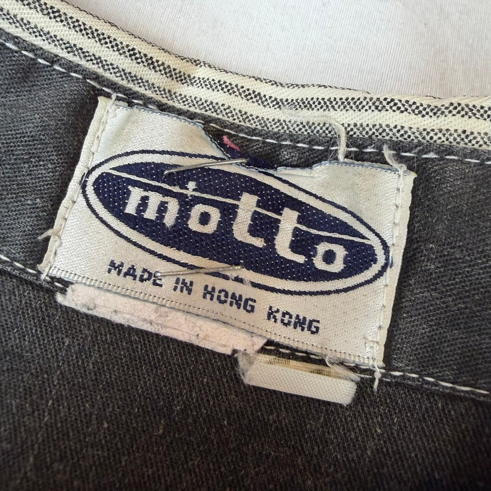 Other Vintage Motto Heavy Duty Button Down Shirt Size US XXL / EU 58 / 5 - 3 Thumbnail