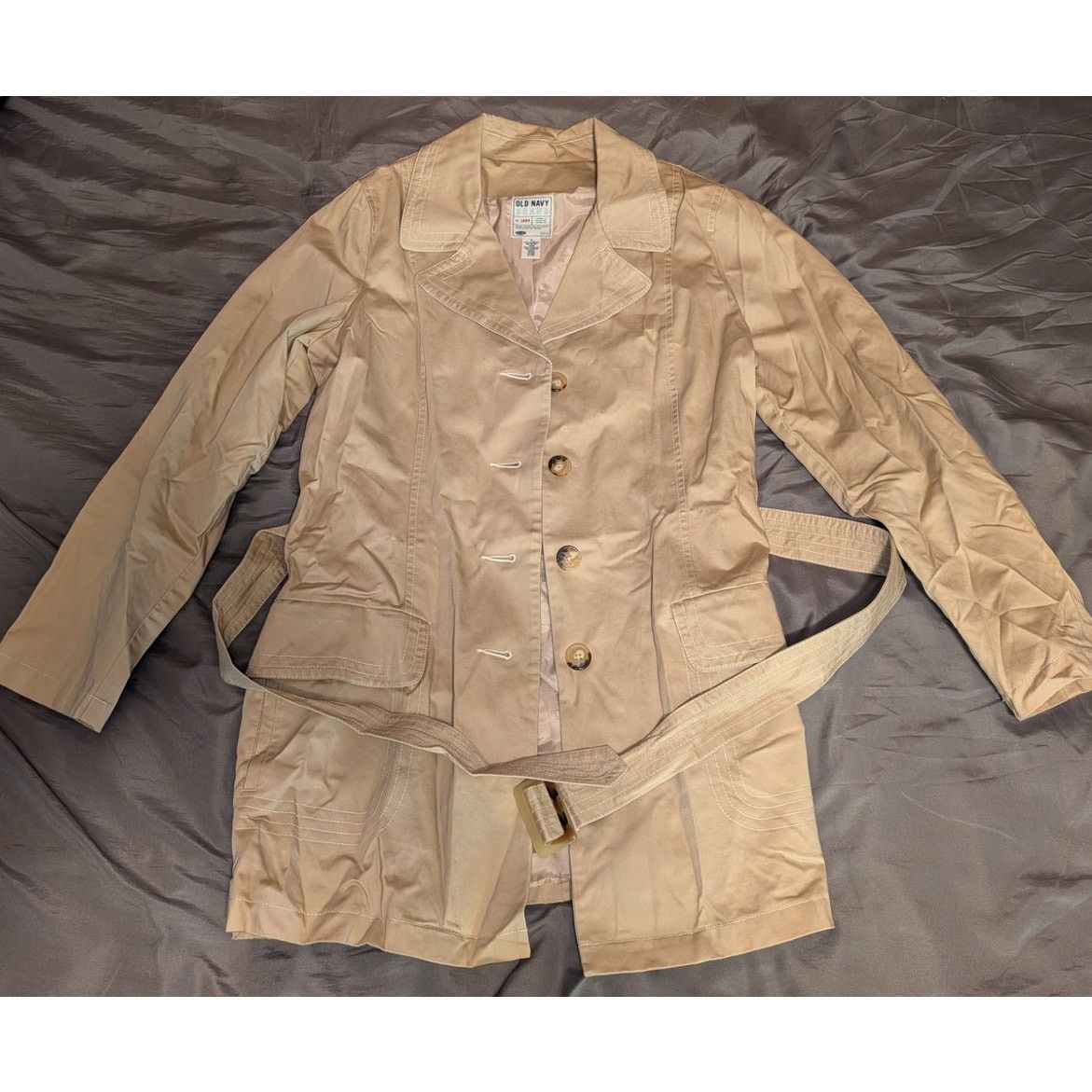 Old Navy Old Navy Belted Trench Coat XL Beige Women's Size XL / US 12-14 / IT 48-50 - 1 Thumbnail
