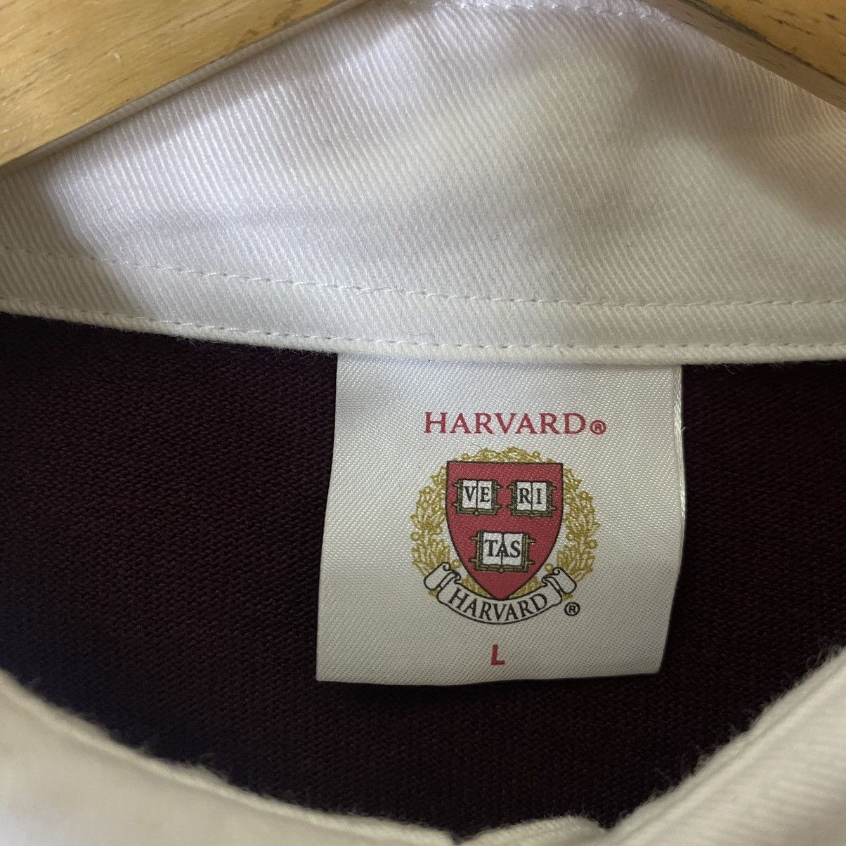 GU GU x Harvard University Polo Rugby Shirt Size US L / EU 52-54 / 3 - 3 Thumbnail