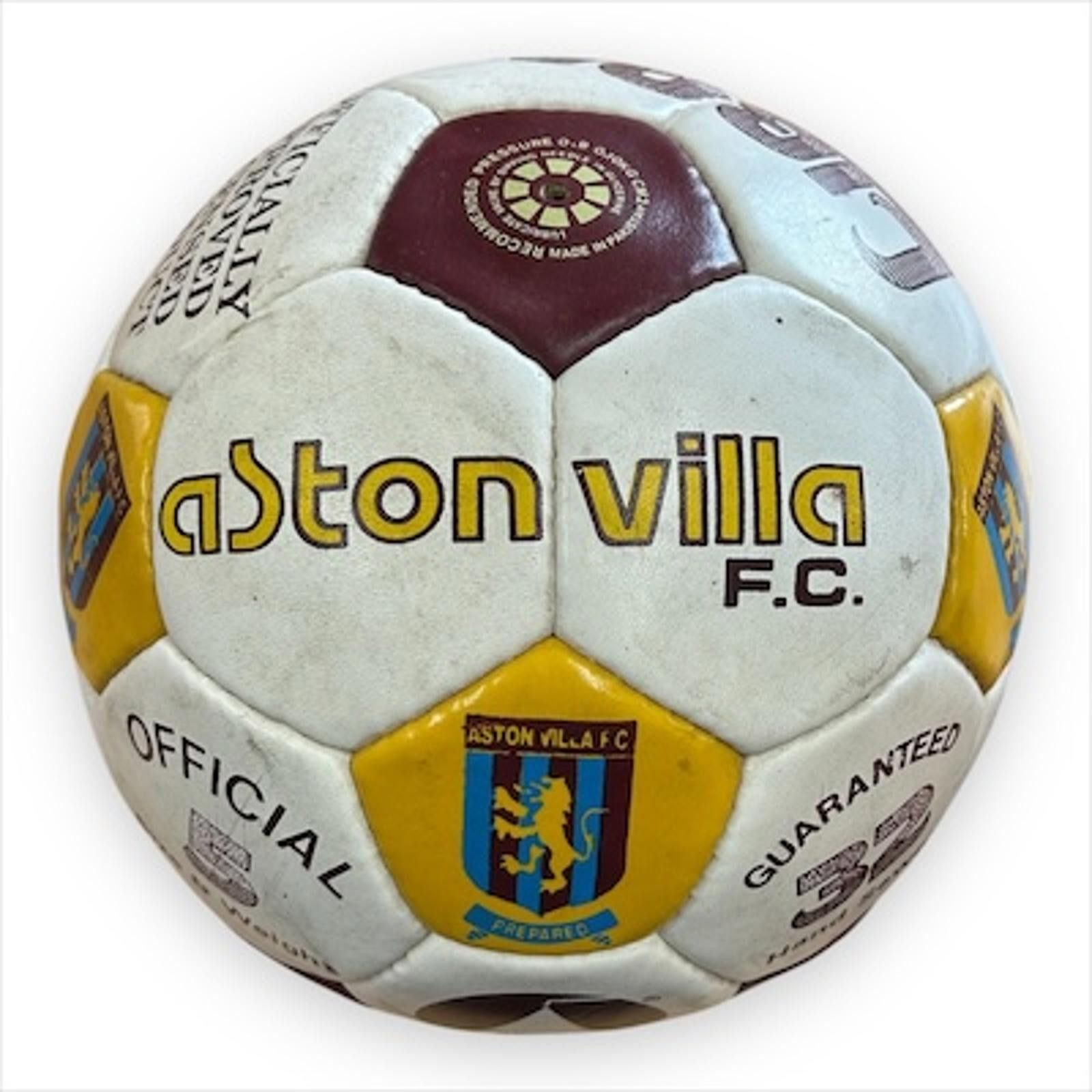 Designer Aston Villa FC 1992 Squad Signed Official Football (E24) Size ONE SIZE - 1 Thumbnail