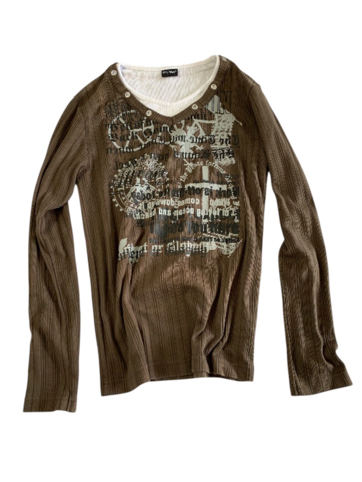 Lgb style japanese brand poem longsleeve t-shirt