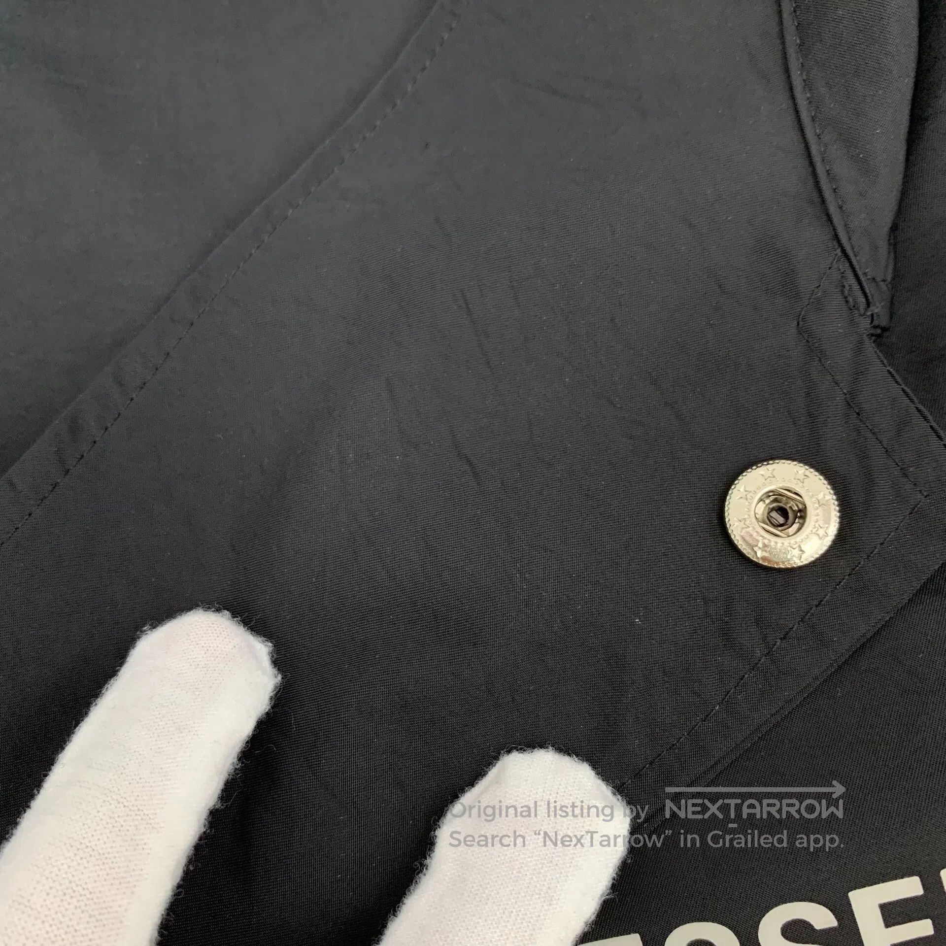 Fear of God FEAR OF GOD Black Logo Letter Print Cotton Collared Single Size US S / EU 44-46 / 1 - 7 Thumbnail